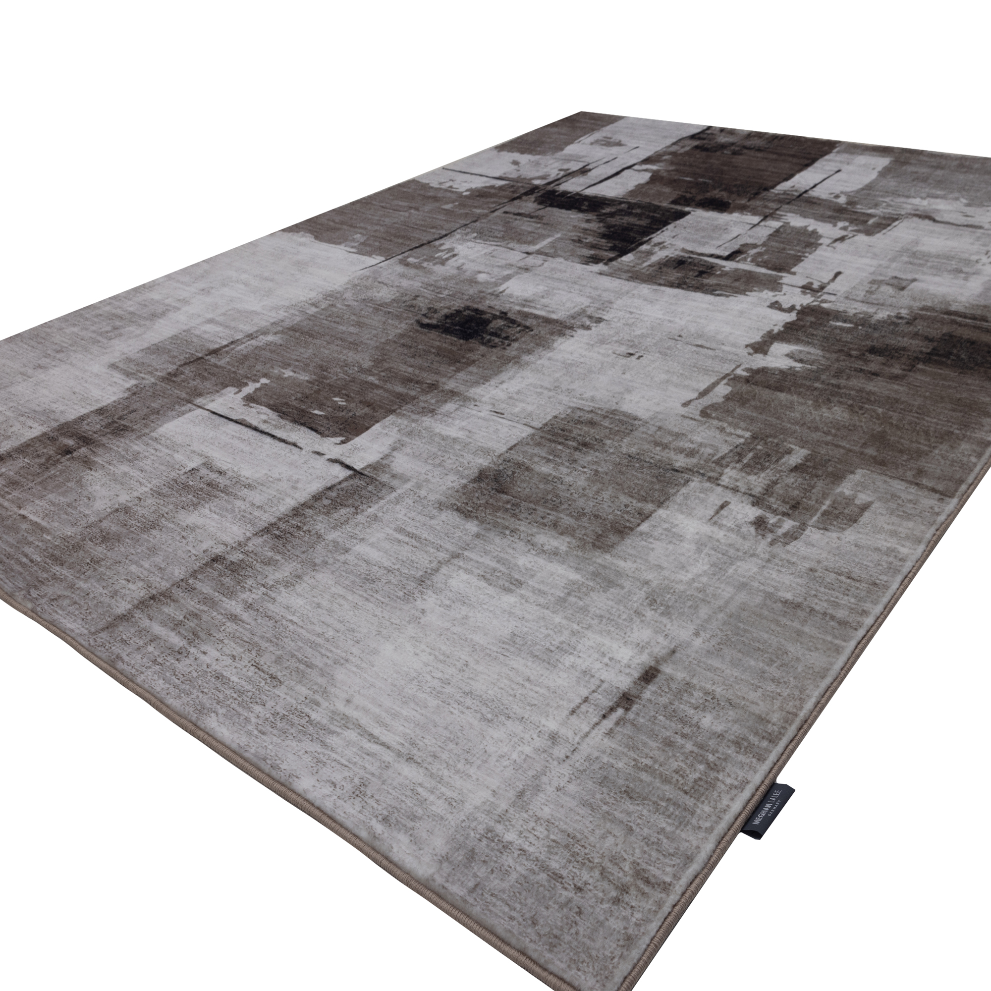 Modernes Design-Teppich Taupe