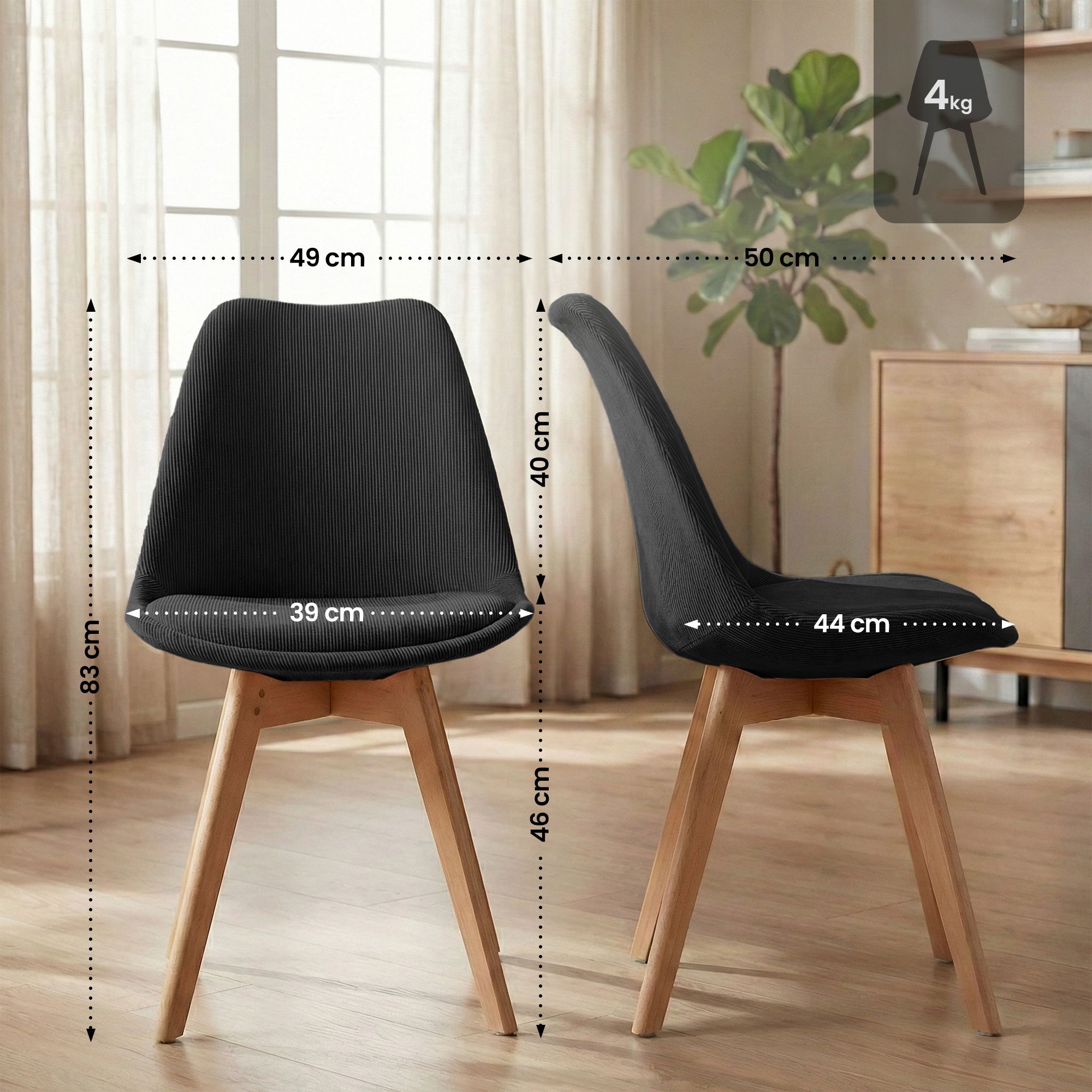 Stuhl Linares Cord