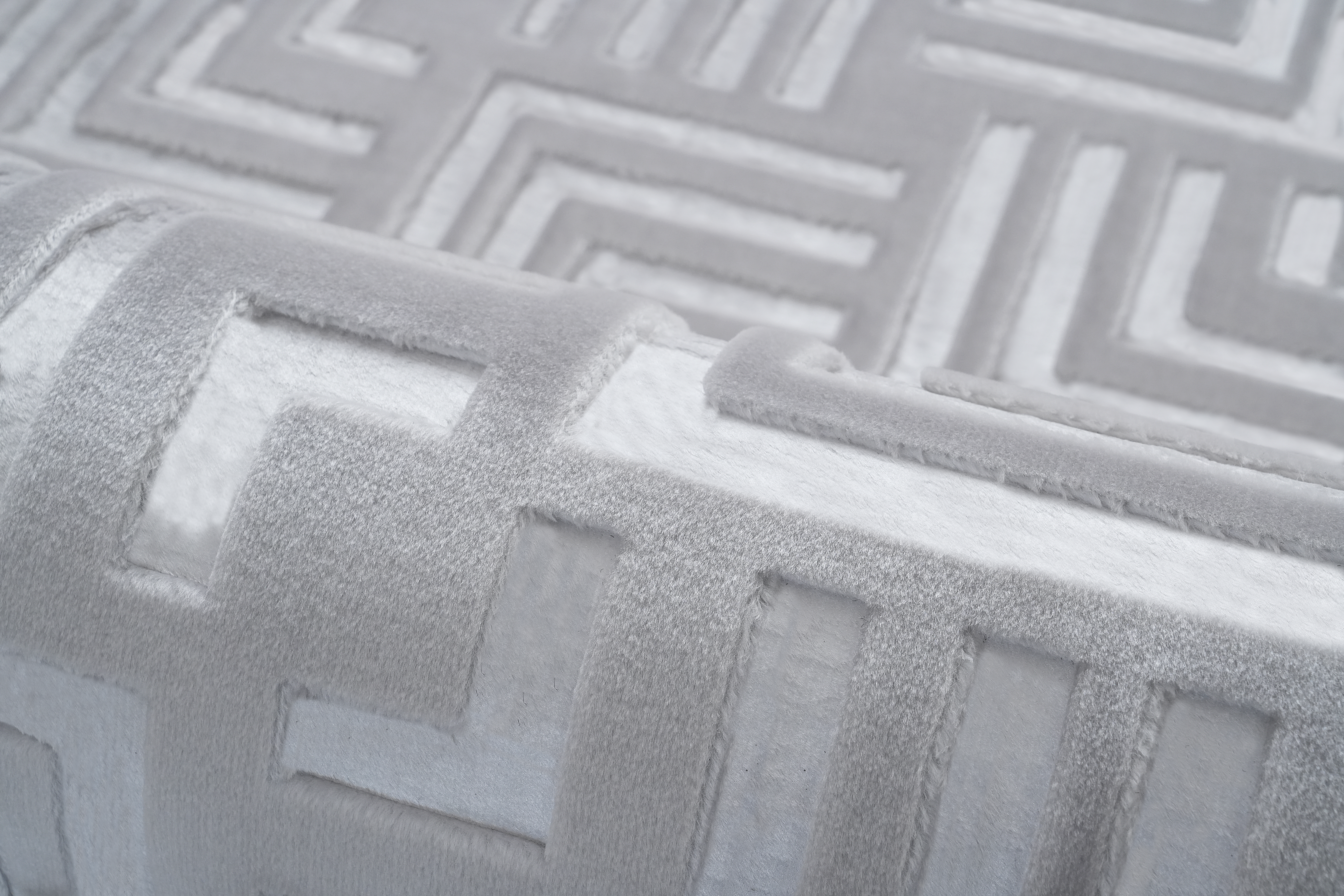 Teppich Calma 325 Silber 80 x 150 cm
