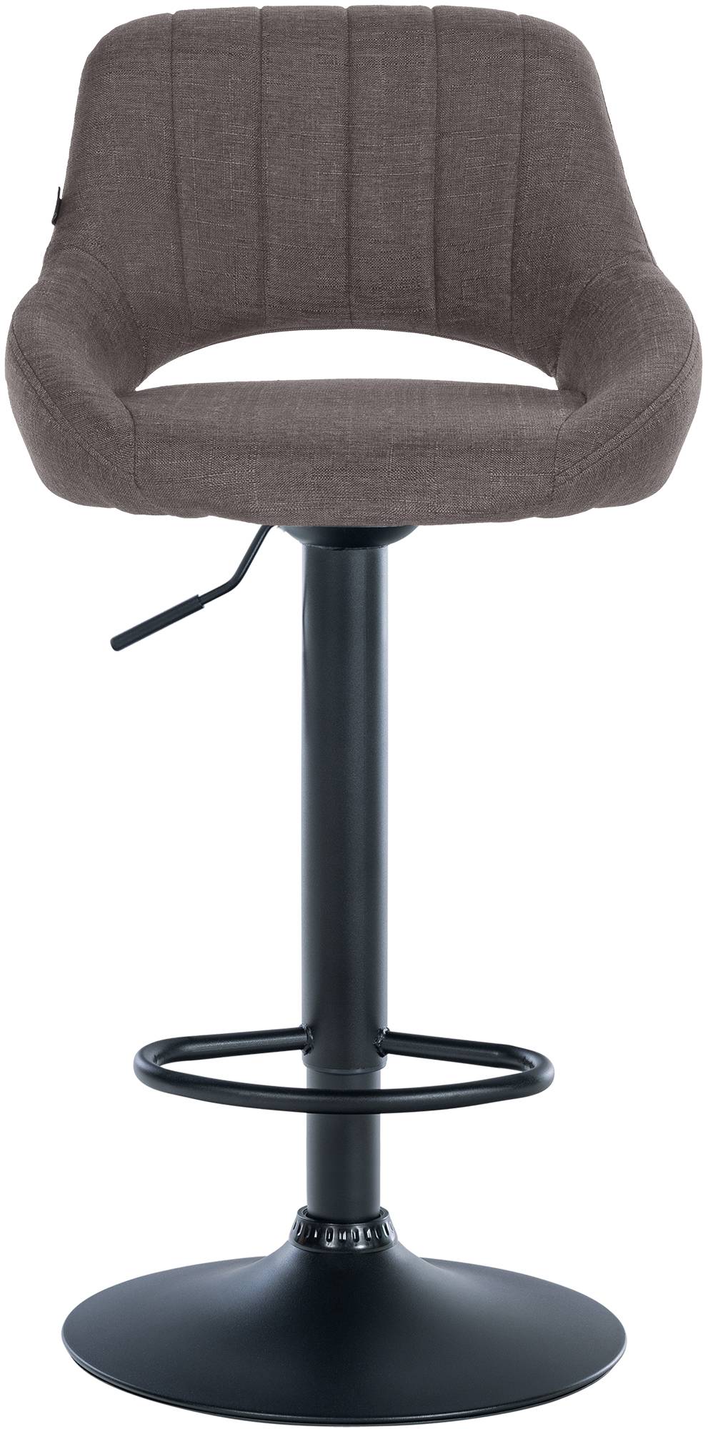 Barhocker Milet Stoff schwarz