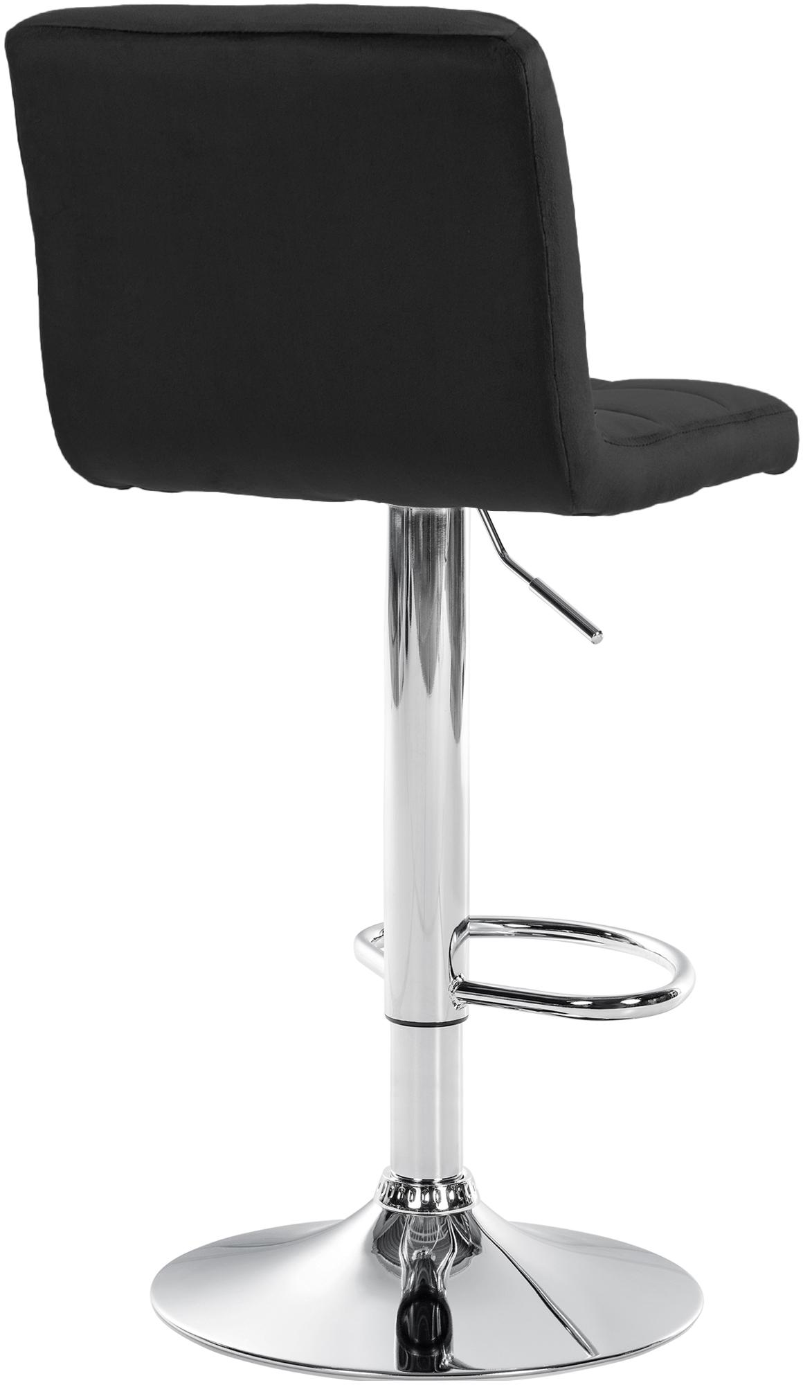 Barhocker Peru Samt chrom