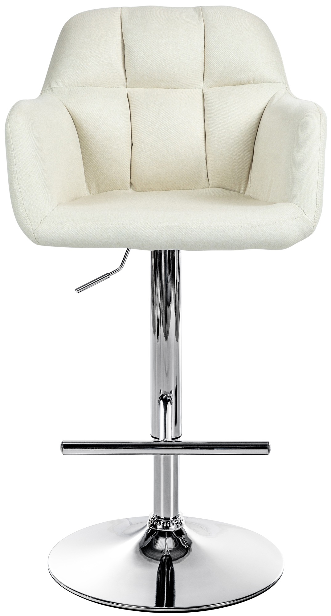 Barhocker Natoma Stoff chrom