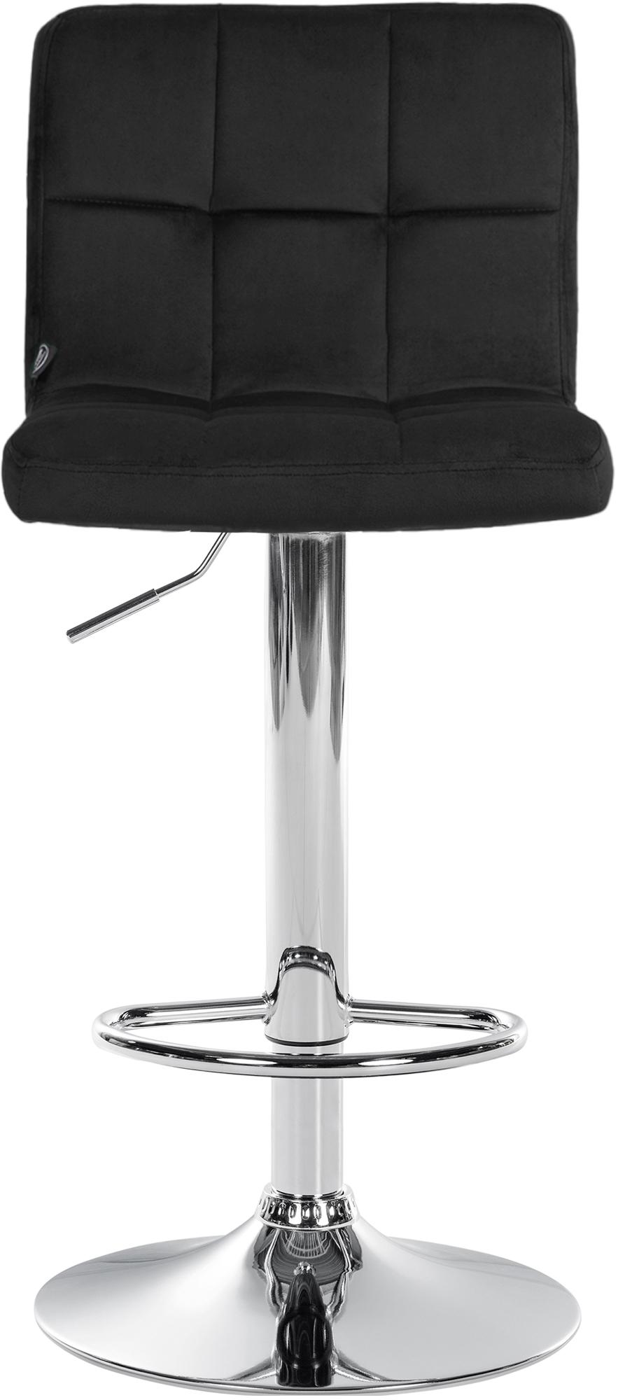 Barhocker Peru Samt chrom