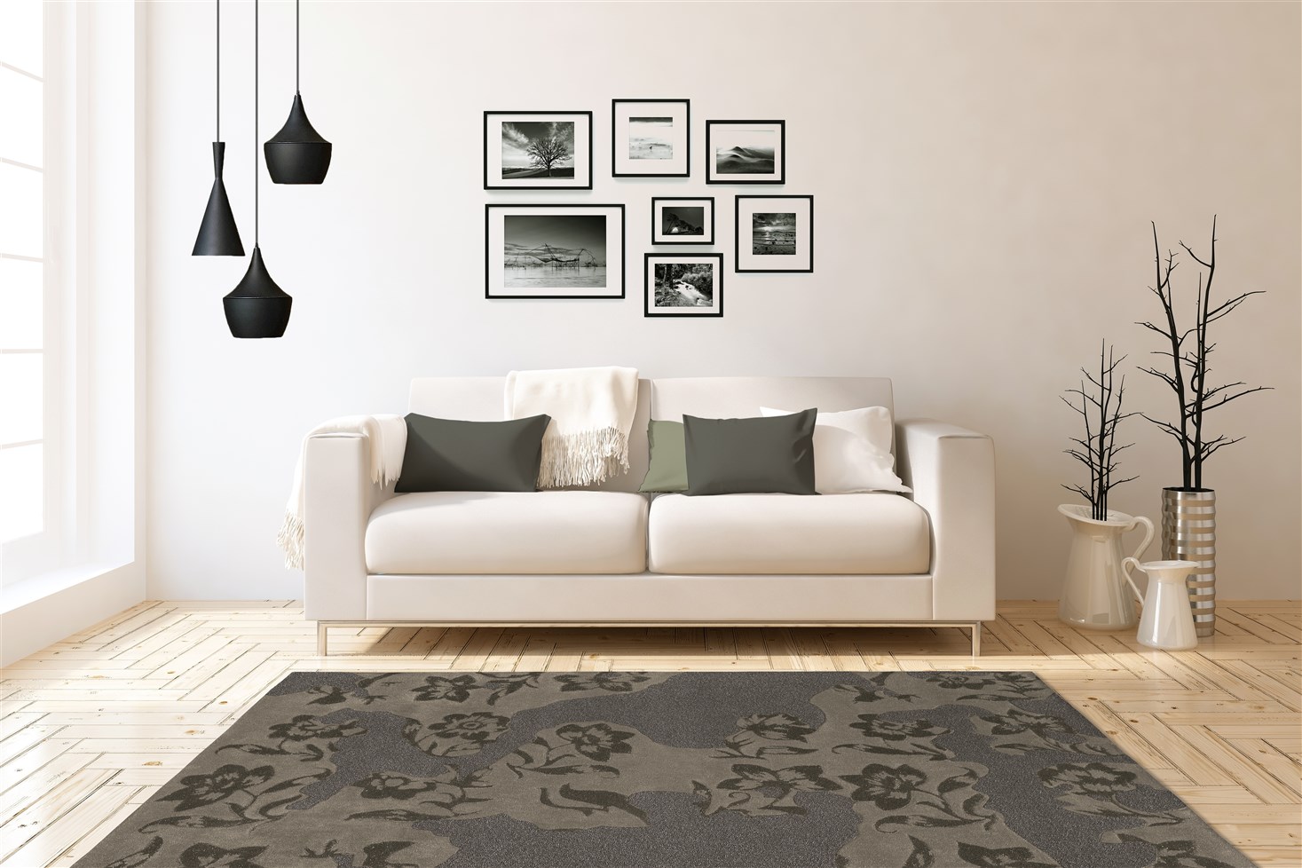Teppich Spirit 7302 Taupe / Grau 120cm x 180cm