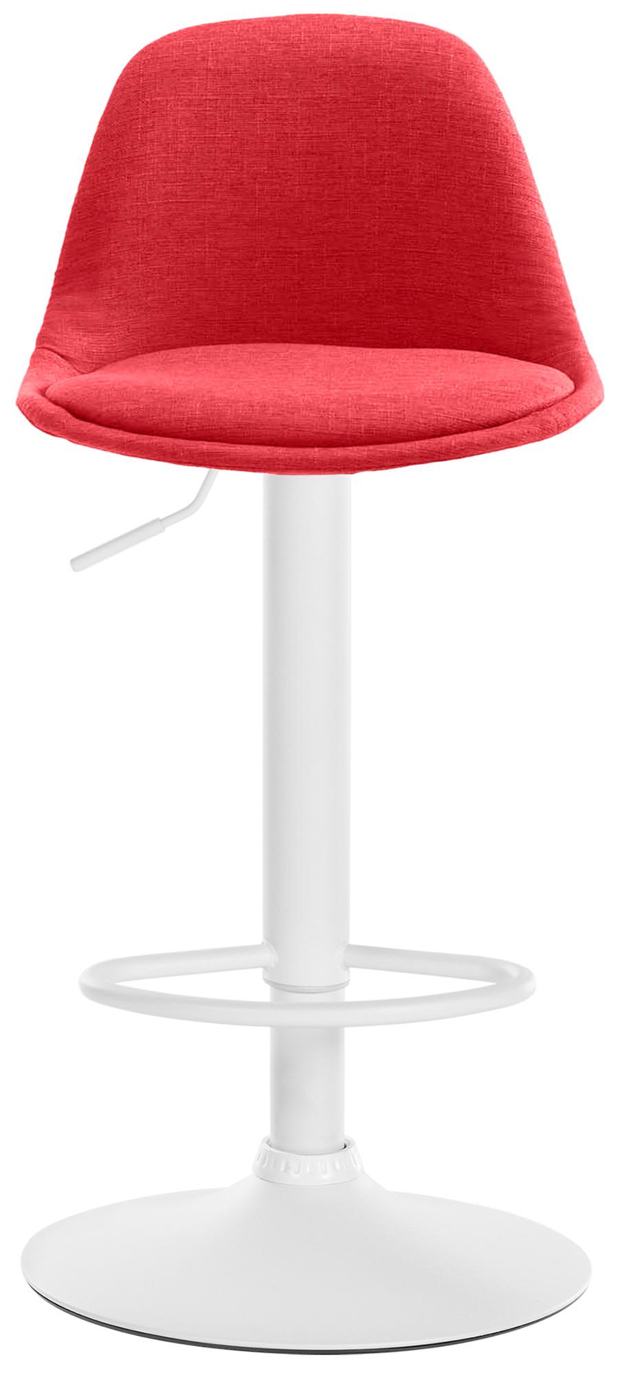 Barhocker Kiel Stoff weiß