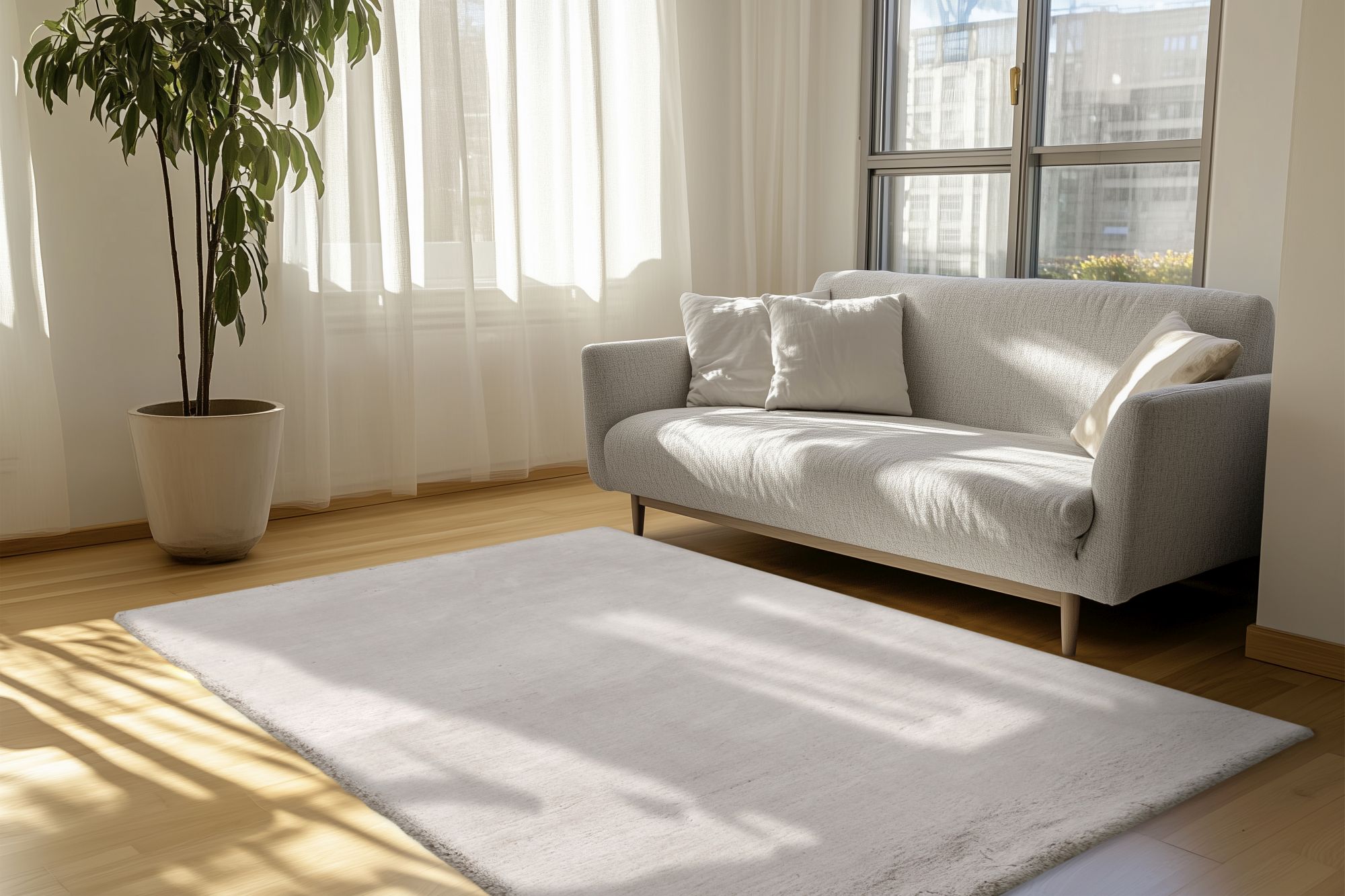 Teppich Luxe 525 Polargrau 120cm x 170cm