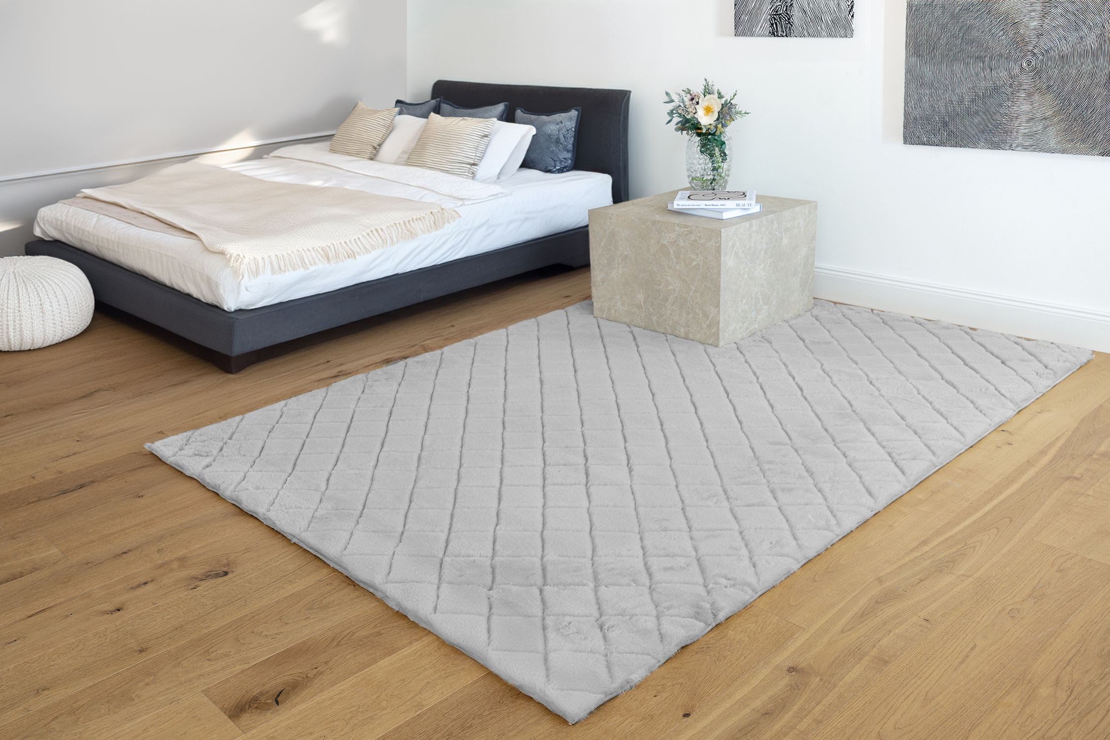 Teppich Imala 125 Grau 160 x 230 cm