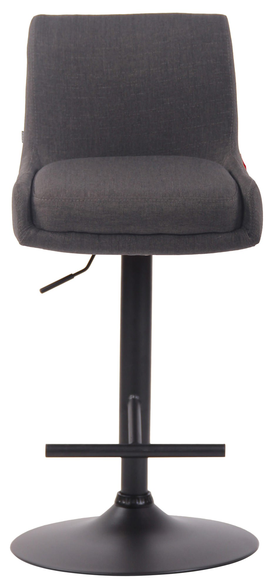 Barhocker Club Stoff schwarz