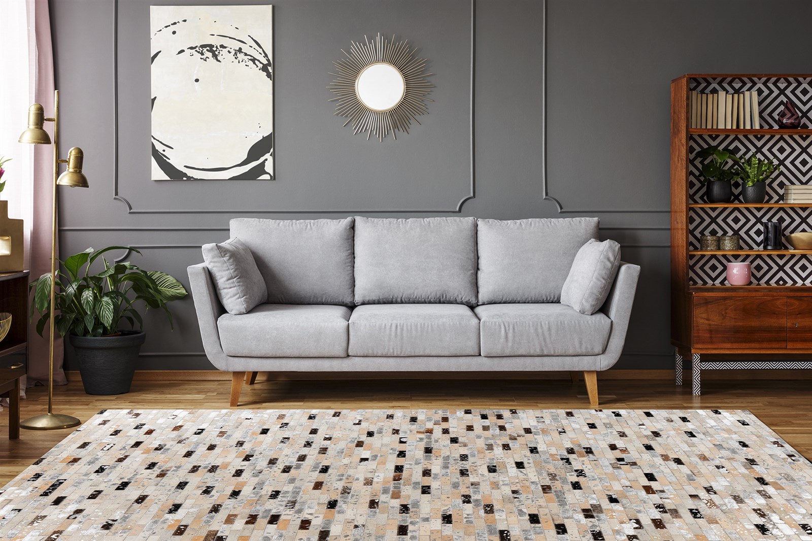 Teppich Lavin 525 Schwarz / Multi 120cm x 170cm