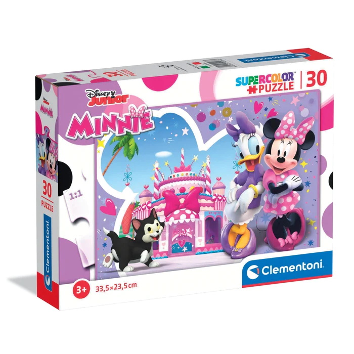 Clementoni Puzzles Clementoni 20268 - 30 Teile Puzzle - Supercolor - Disney Minnie Mouse