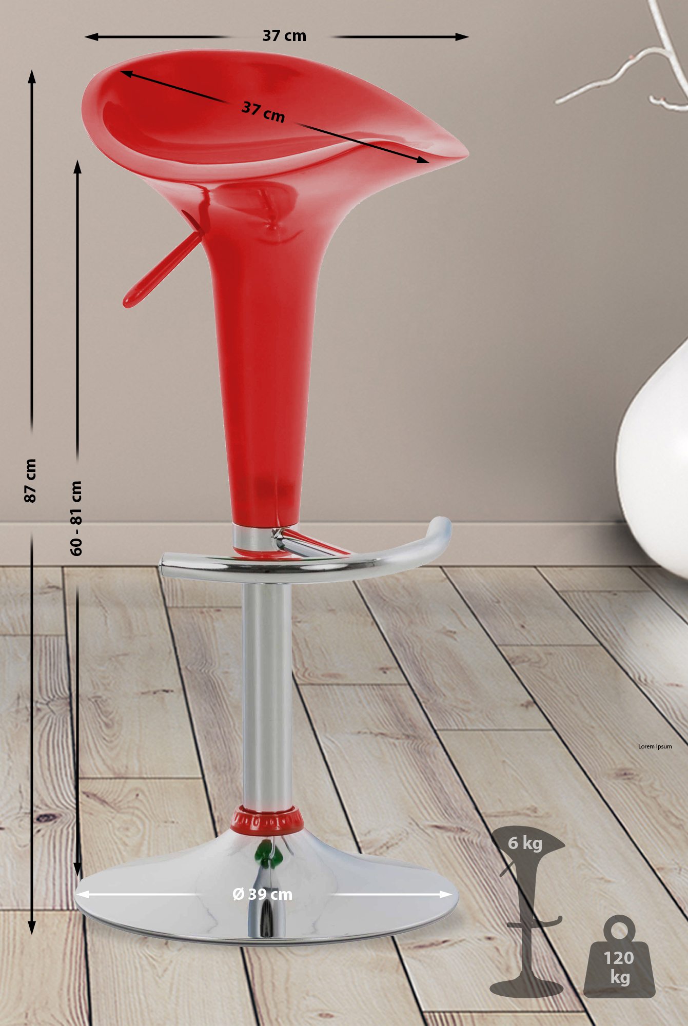 Barhocker Saddle