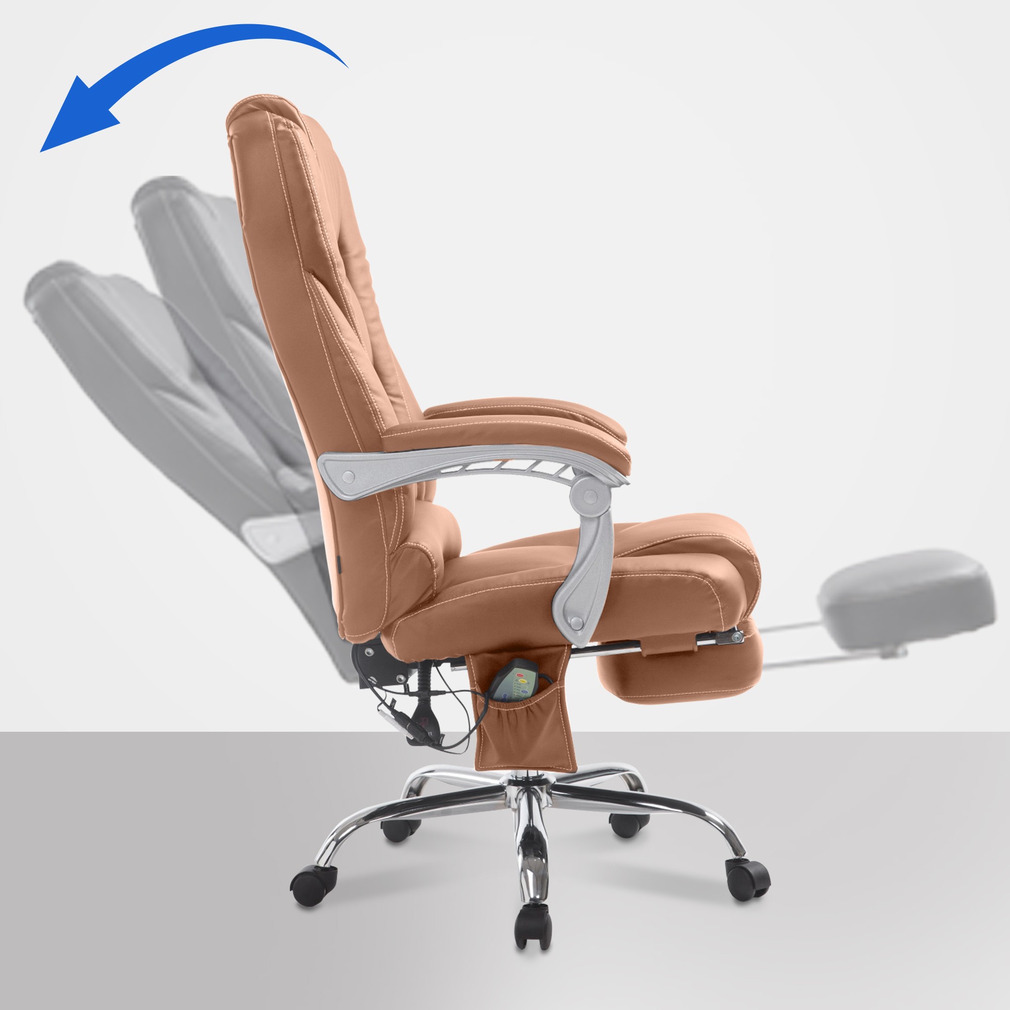 Bürostuhl Pacific mit Massagefunktion V2 Kunstleder