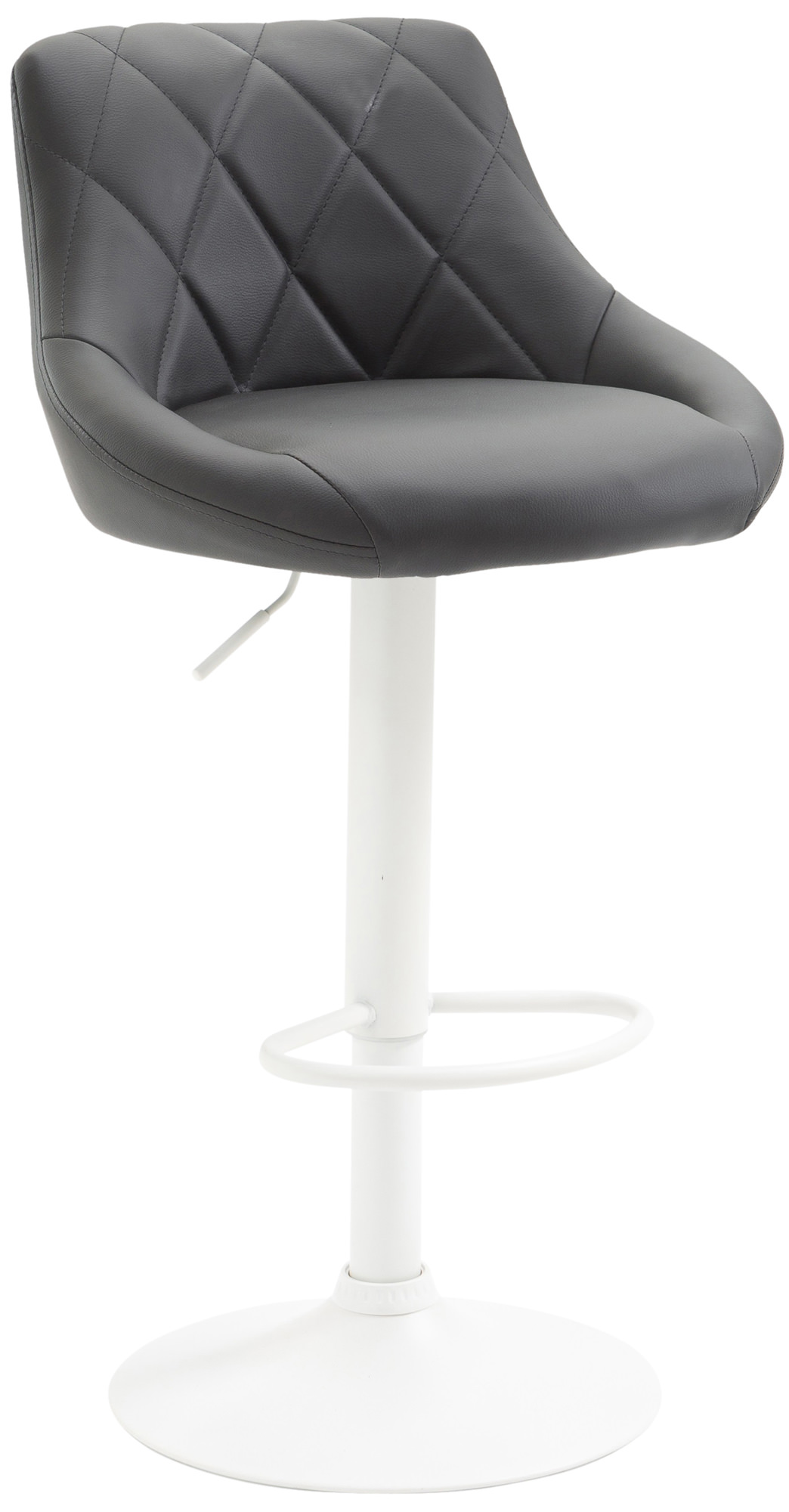 Barhocker Lazio Kunstleder weiß
