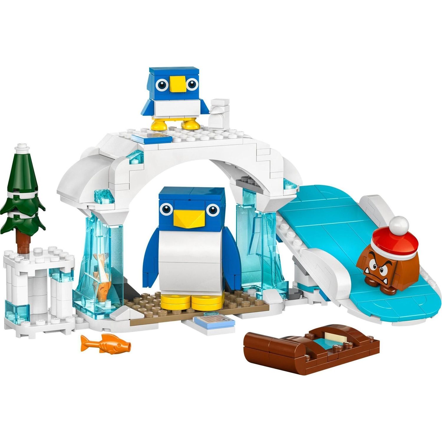 LEGO® Bau- & Konstruktionsspielzeug LEGO® 71430 Super Mario™ - Schneeabenteuer mit Familie Pinguin – Erweiterungsset (228 Teile)