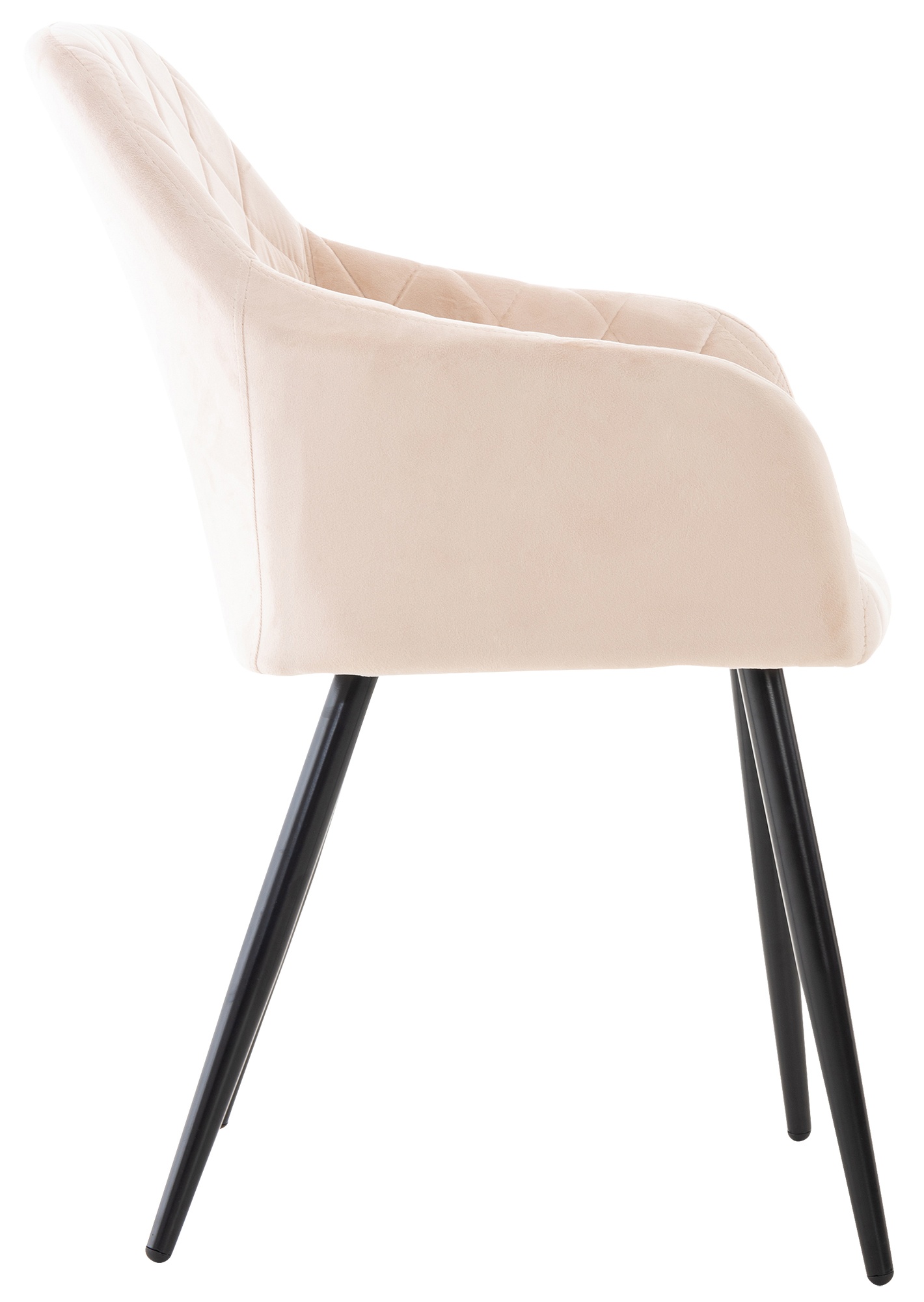 2er Set Esszimmerstuhl Shila Samt