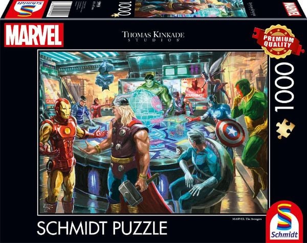 Schmidt Spiele GmbH Puzzles The Avengers - 1000 Teile Puzzle