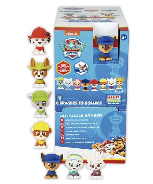 Sambro Paw Patrol Paw Patrol - 3D Puzzle Radiergummi - trendige Radiergummies