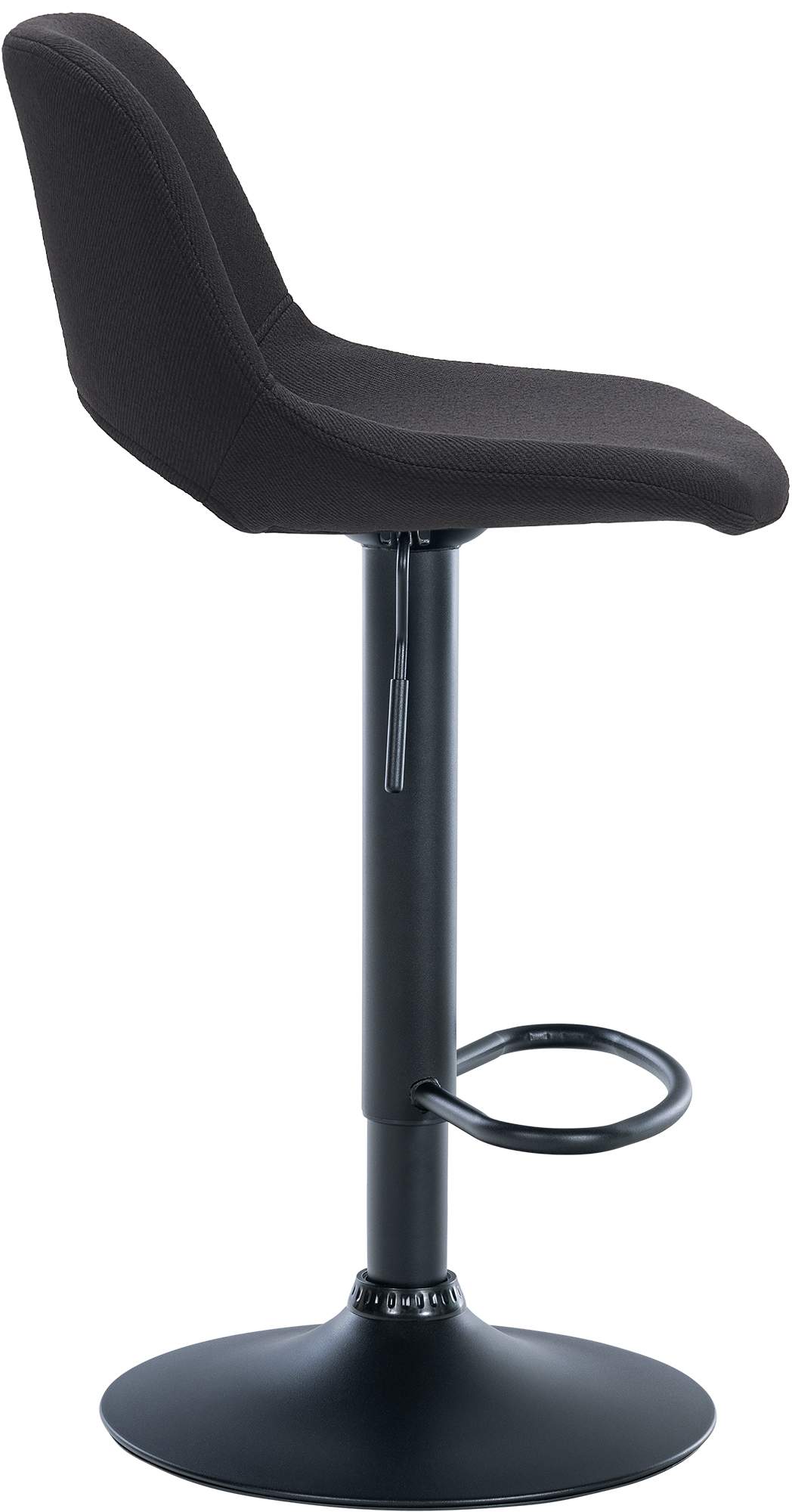 Barhocker Camden Stoff schwarz