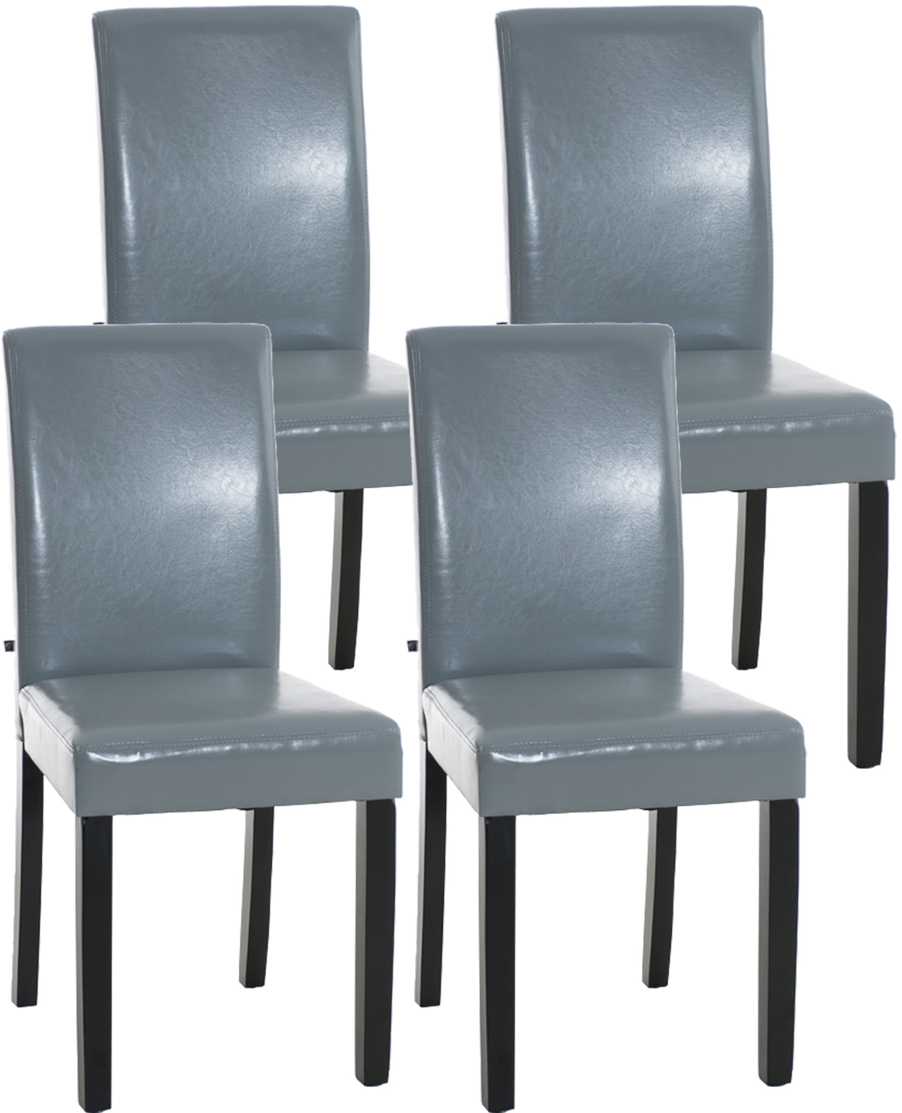 4er Set Esszimmerstuhl Ina schwarz