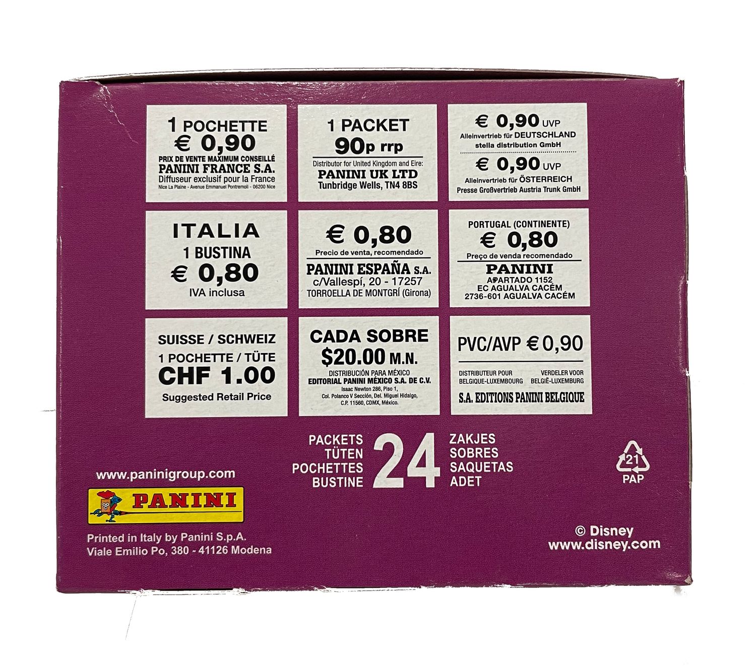Panini Eiskönigin Disney Frozen / Die Eiskönigin - Stickerbox