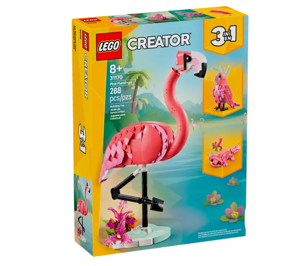 LEGO® Bau- & Konstruktionsspielzeug LEGO® Creator 31170 - Rosa Flamingo (288 Teile)