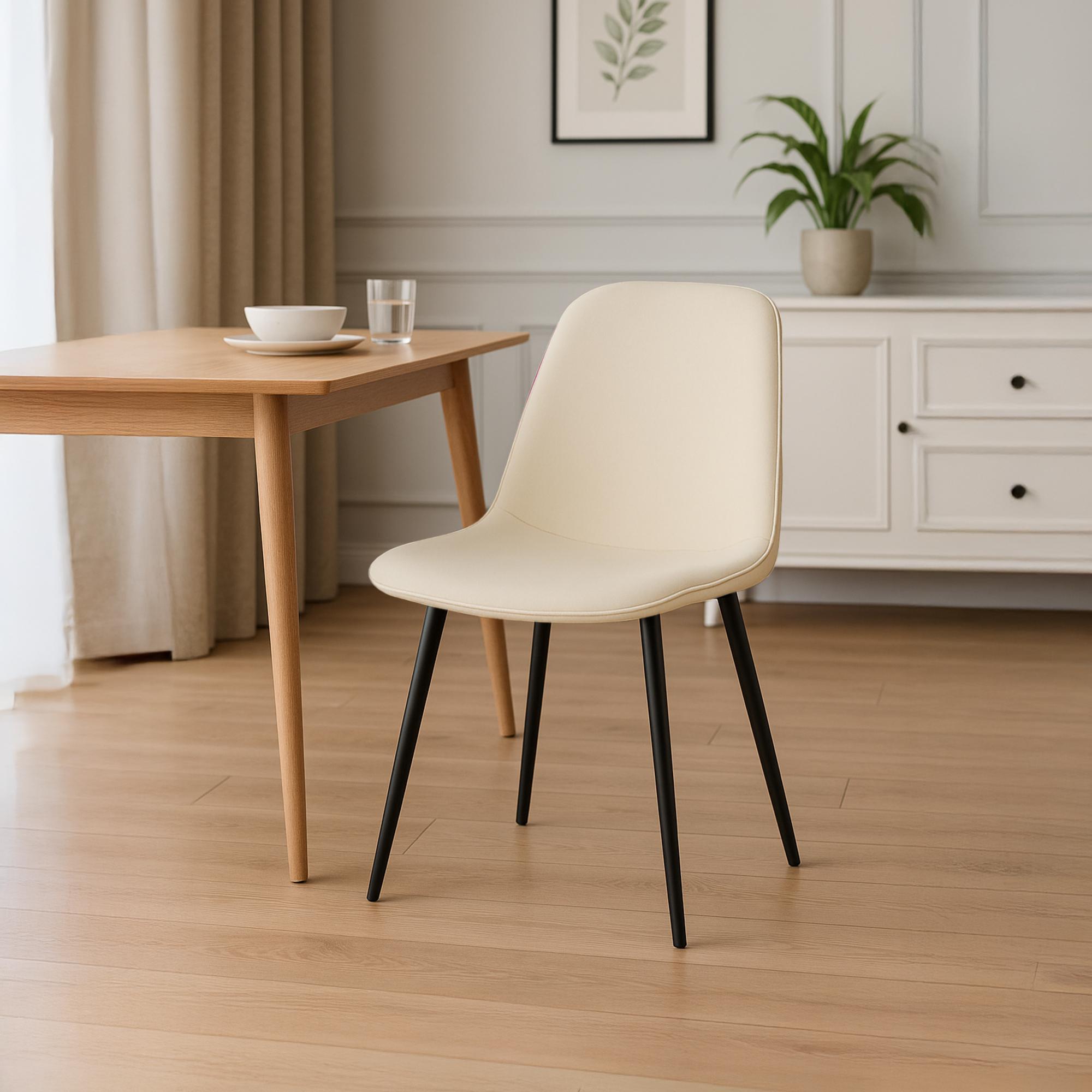 2er Set Esszimmerstuhl Maryam Samt