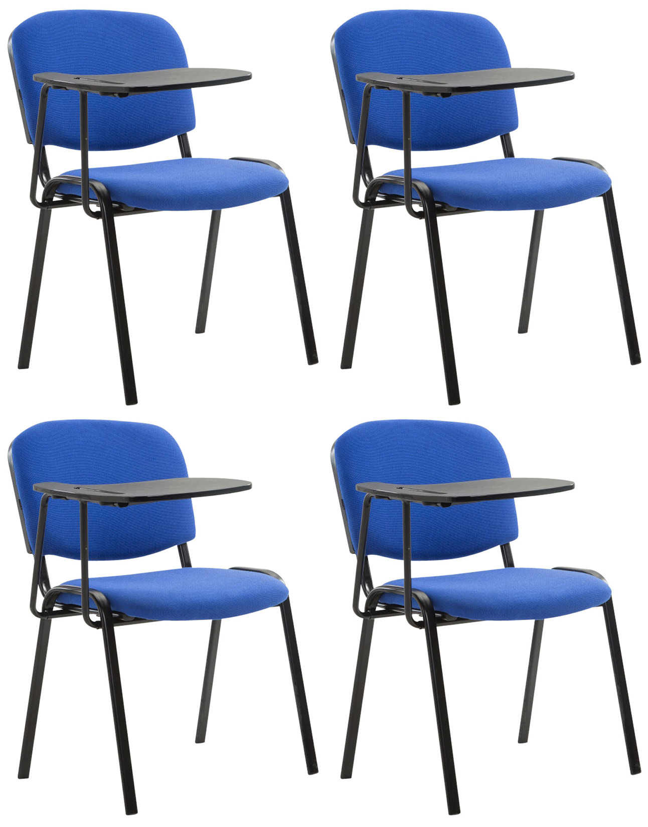 4er Set Stühle Ken mit Klapptisch Stoff