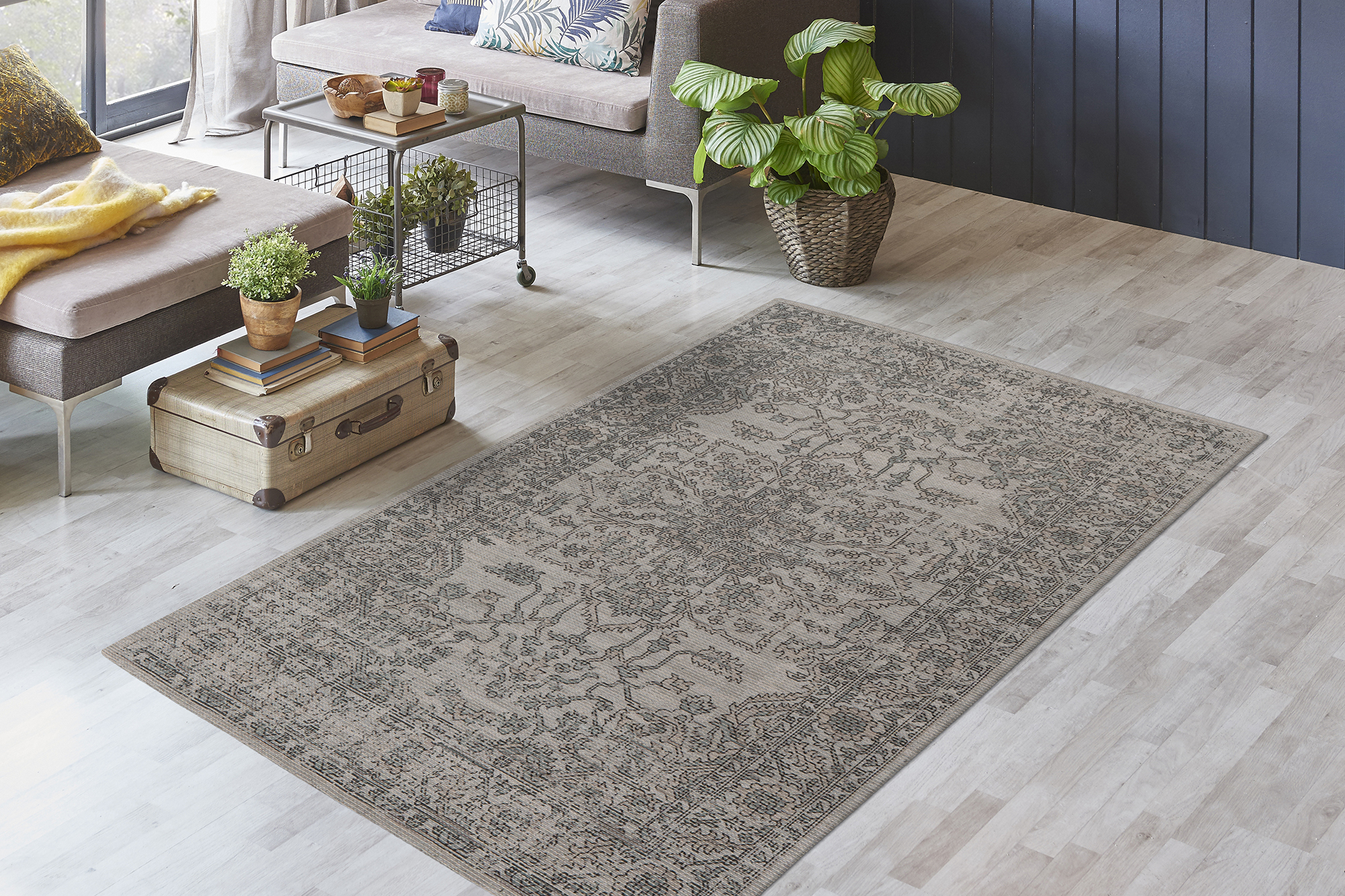 Teppich Perry 325 Grün / Taupe 120 x 170 cm