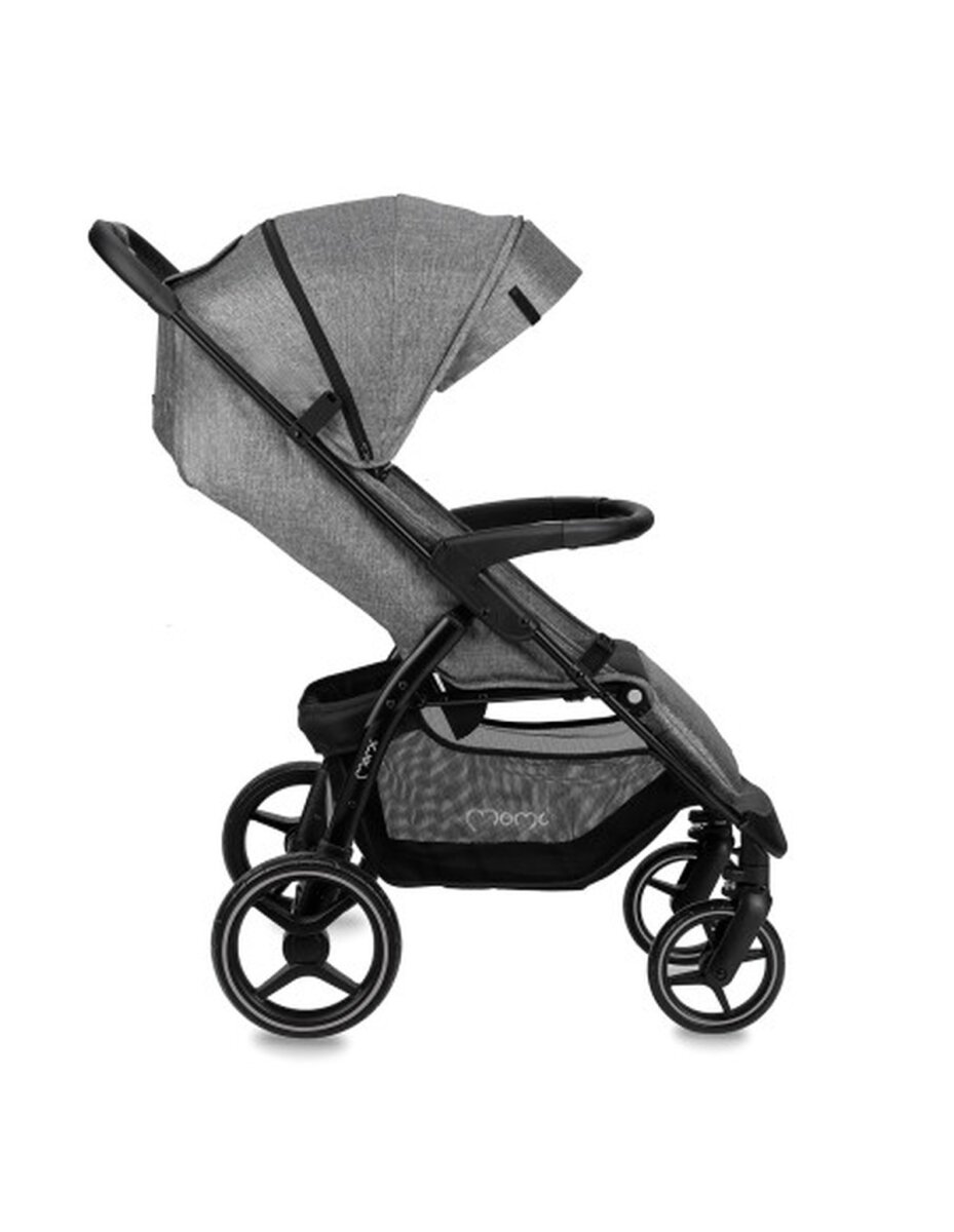 MoMi MIYA Kinderwagen in gewählter Farbe - mit verstellbarer Fußstütze
