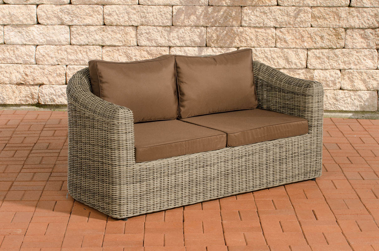 2er-Sofa Bergen Terrabraun 5mm
