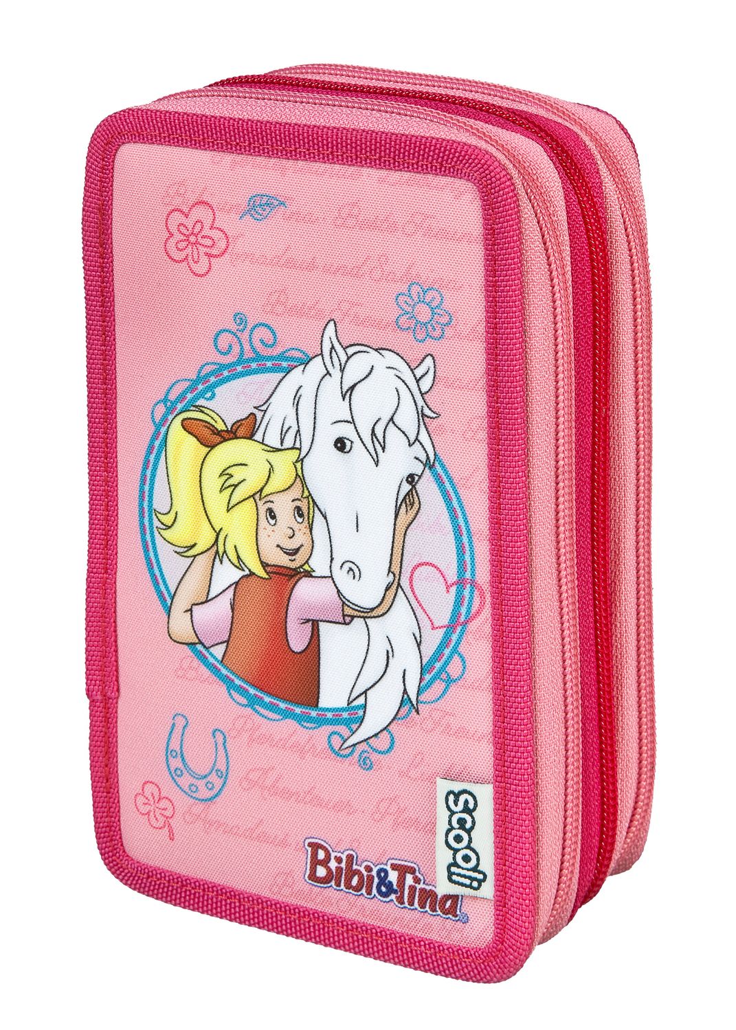 Undercover Verschiedene Lizenzen Bibi & Tina - Tripledecker, gefülltes Schüleretui