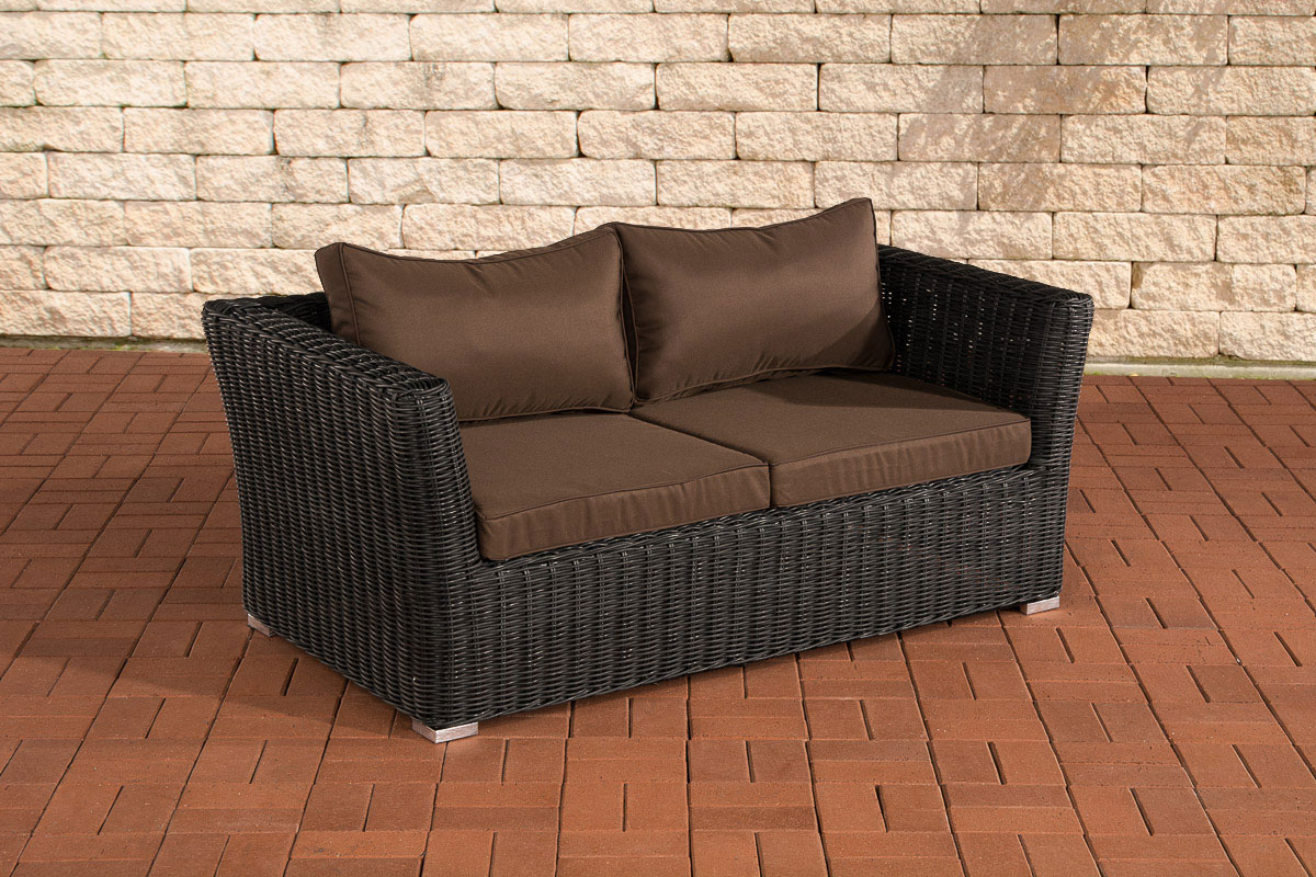 2er Sofa Mandal Terrabraun