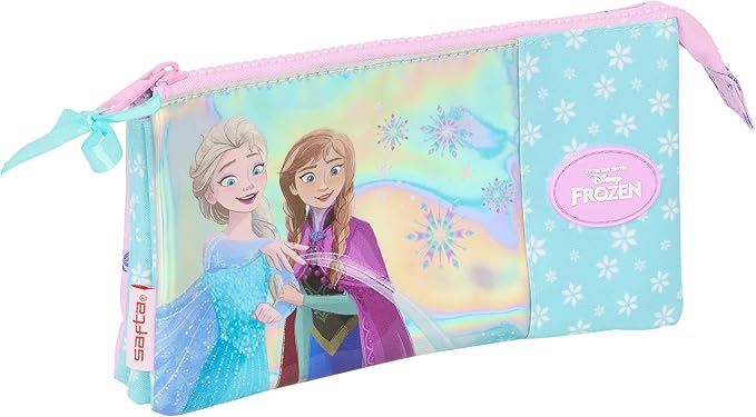 SAFTA Eiskönigin Frozen / Die Eiskönigin - "Cool Days" Mäppchen mit 3 Fächern - 22 cm
