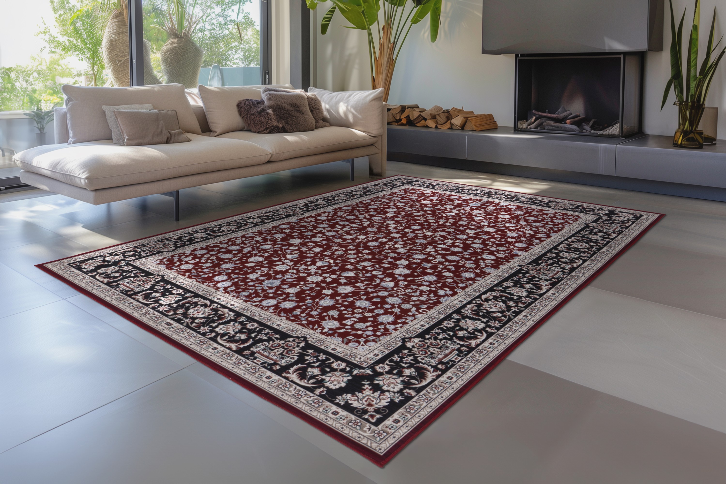 Teppich Rocks 225 Rot 120 x 170 cm