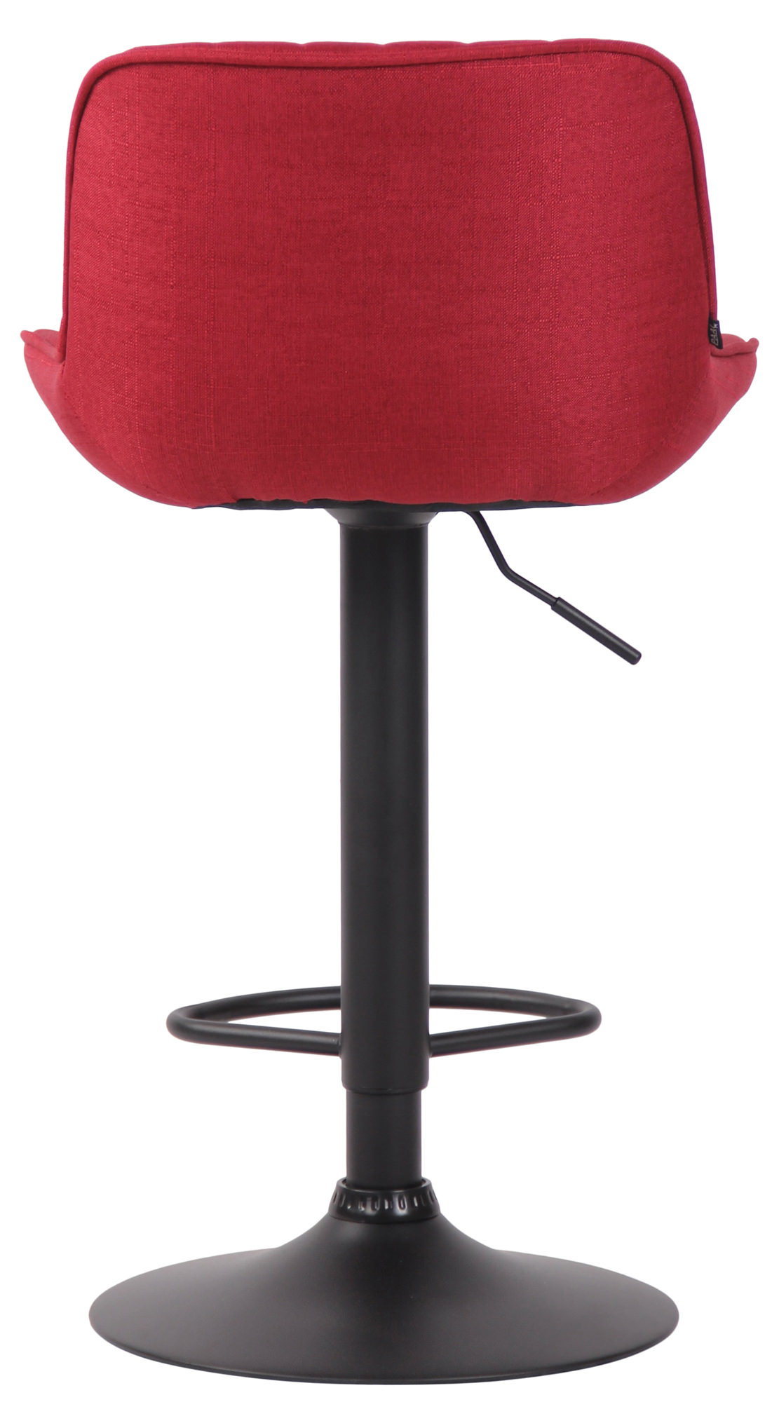 Barhocker Lentini Stoff schwarz