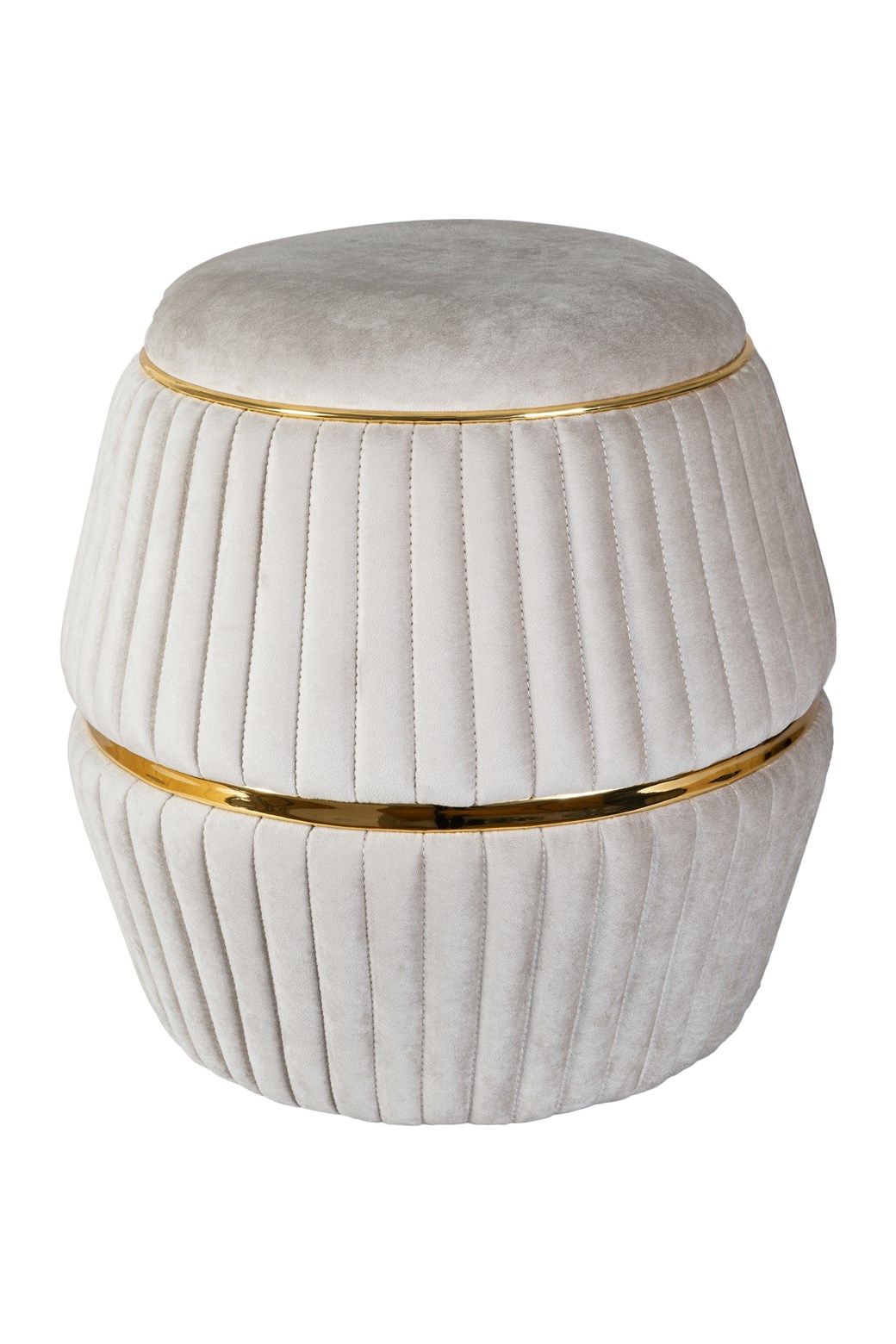 Hocker Hocker Doric 225 Taupe / Gold