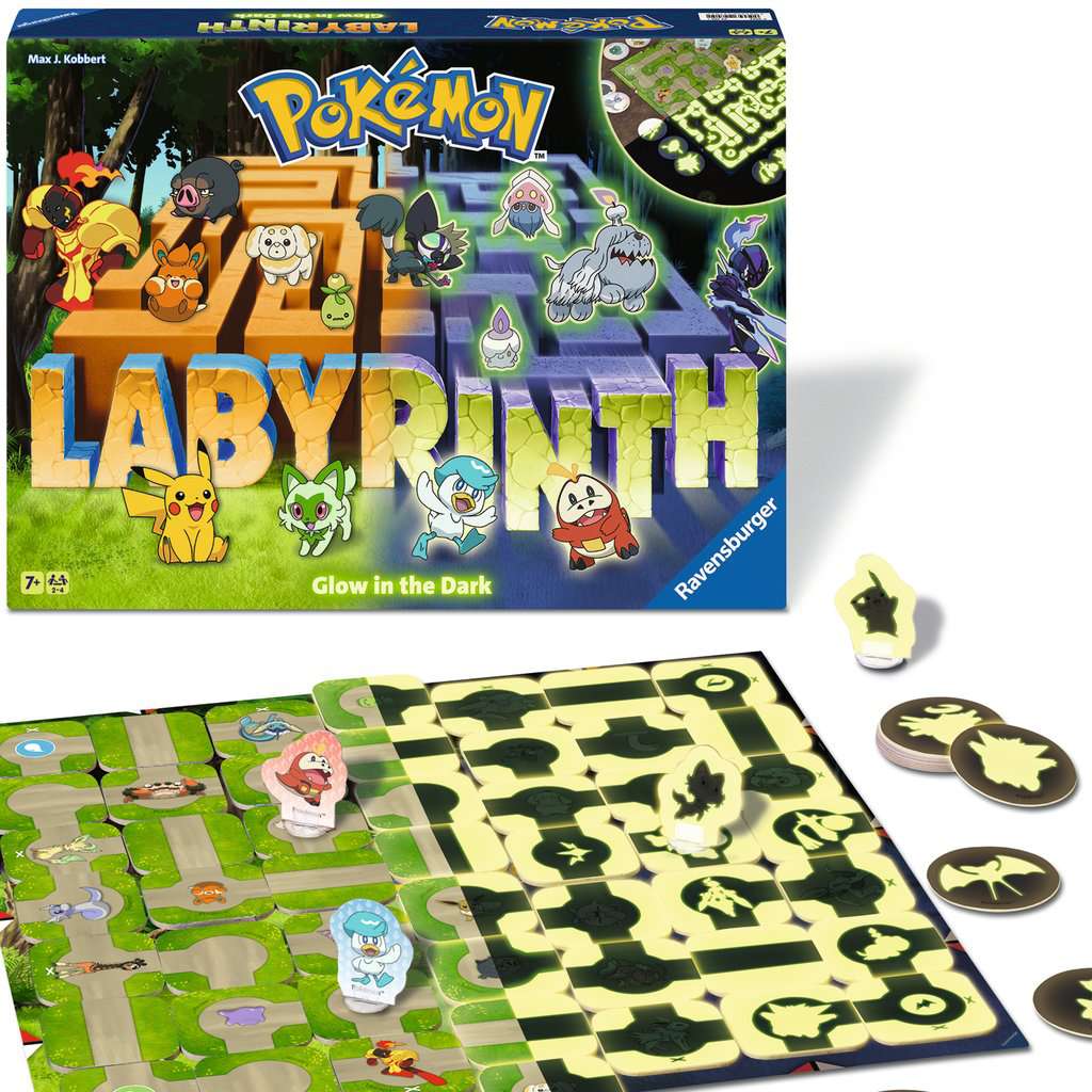 Ravensburger Brettspiele & Gesellschaftsspiele Pokémon - Labyrinth Glow in the Dark - Brettspiel