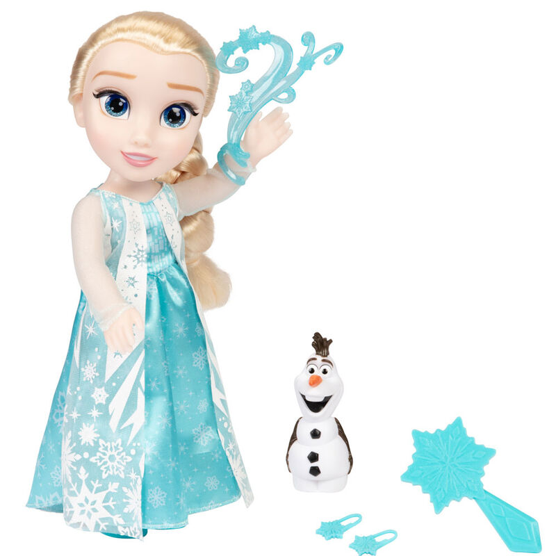 Jakks Pacific Eiskönigin Disney Frozen / Eiskönigin - "My Singing Friend Elsa & Olaf" - Elsa Puppe mit Sound - 38 cm
