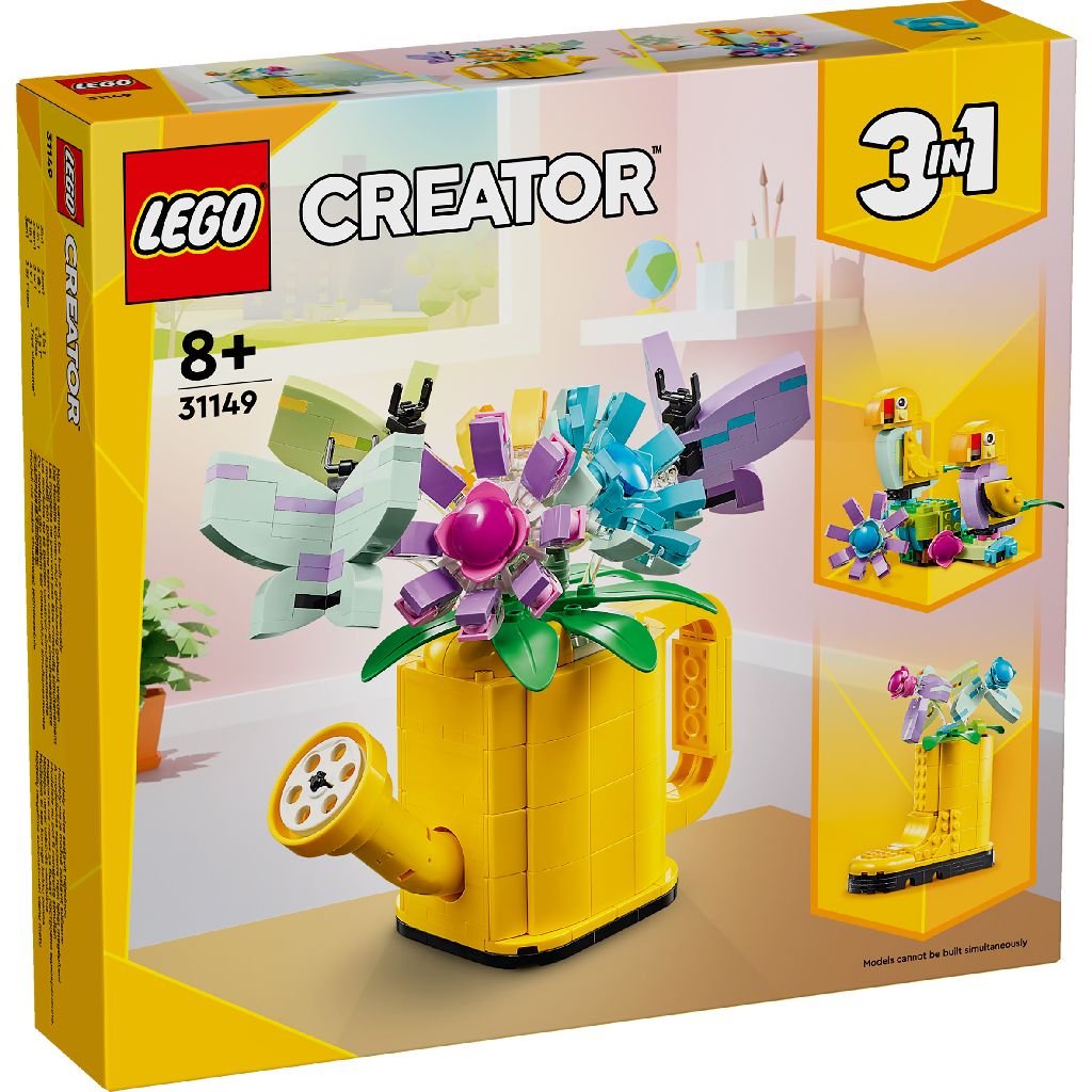 LEGO® Bau- & Konstruktionsspielzeug LEGO® 31149 Creator - Gießkanne mit Blumen (420 Teile)