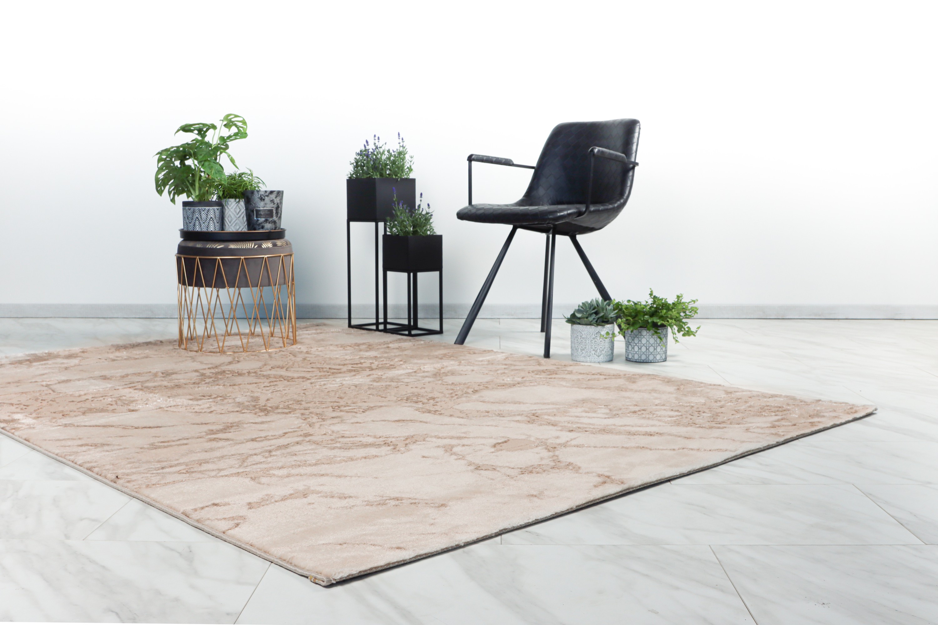 Teppich Mineral 425 Beige 80 x 300 cm