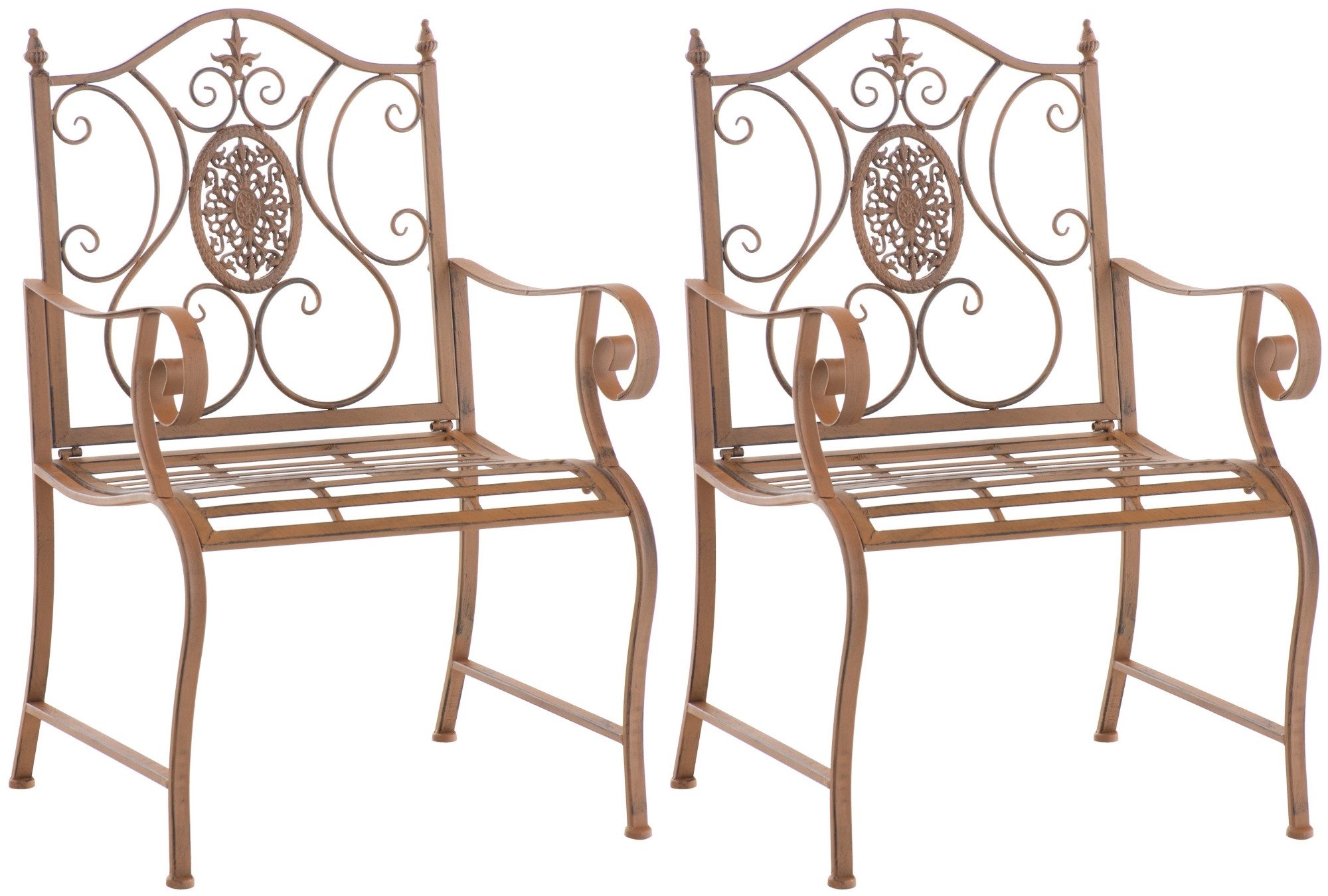 CLP Trading GmbH 2er Set Gartenstühle Punjab