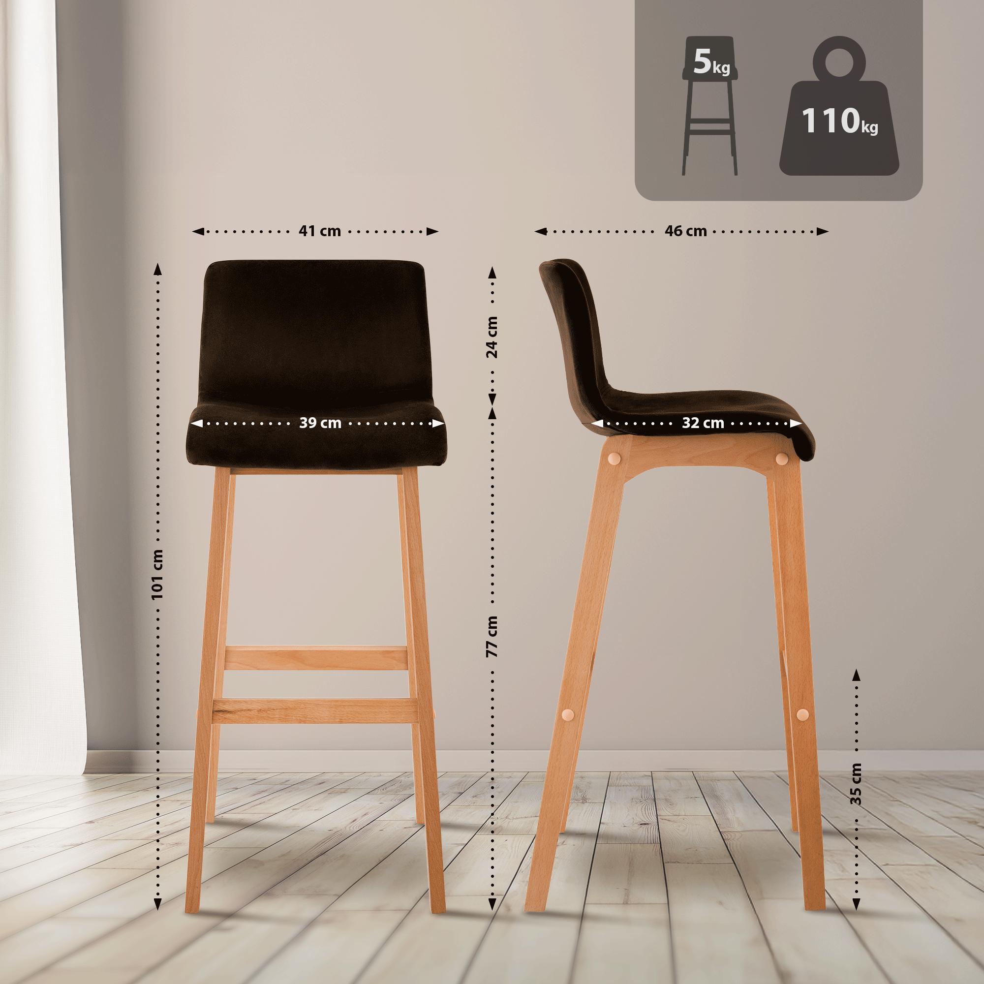 Barhocker Hoover Samt Natura