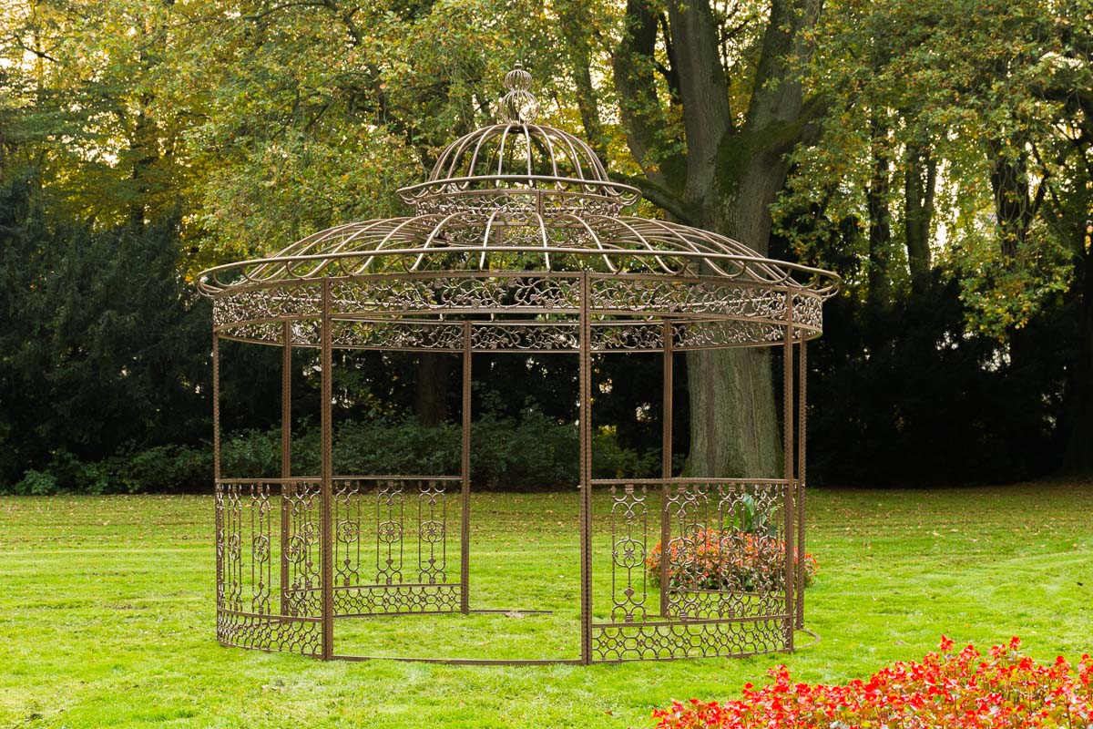 XXL Luxus Pavillon Romantik rund 500 cm
