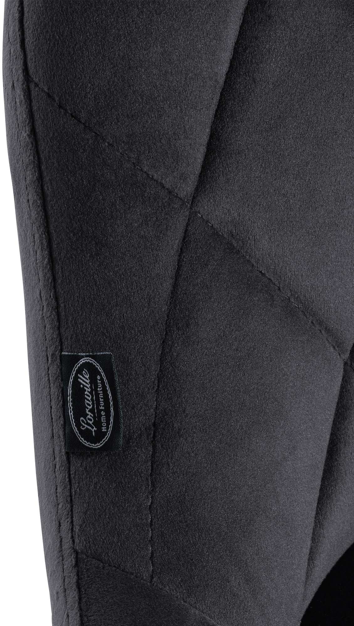 Barhocker Lazio Samt schwarz