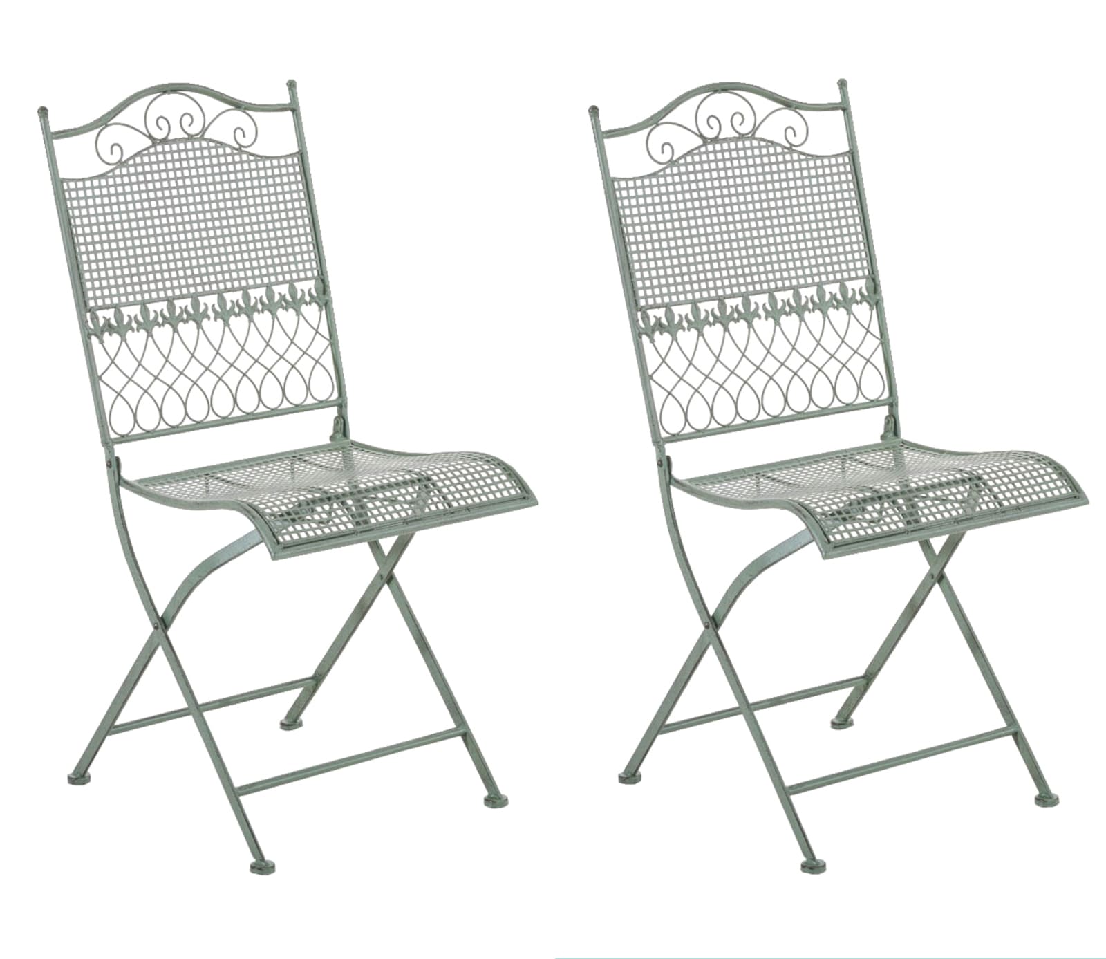 CLP Trading GmbH 2er Set Gartenstühle Kiran