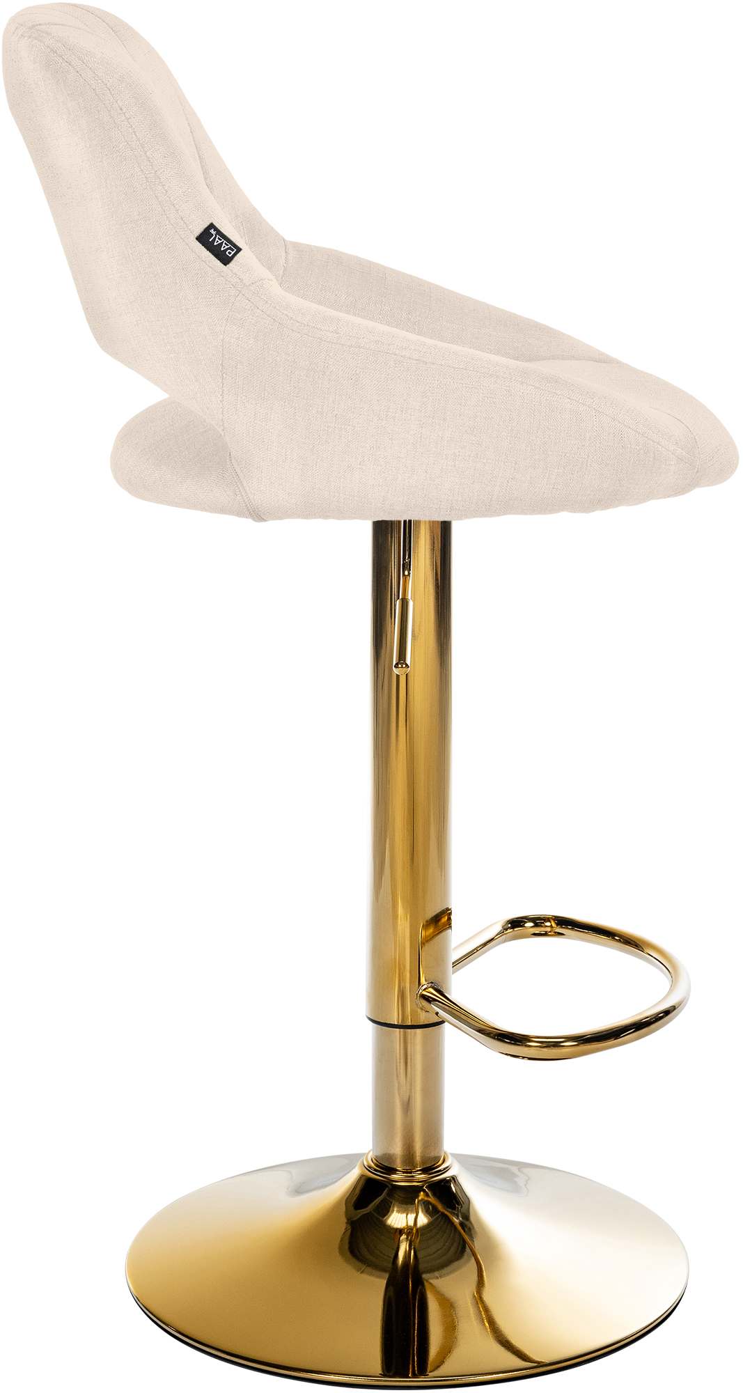 Barhocker Milet Stoff gold