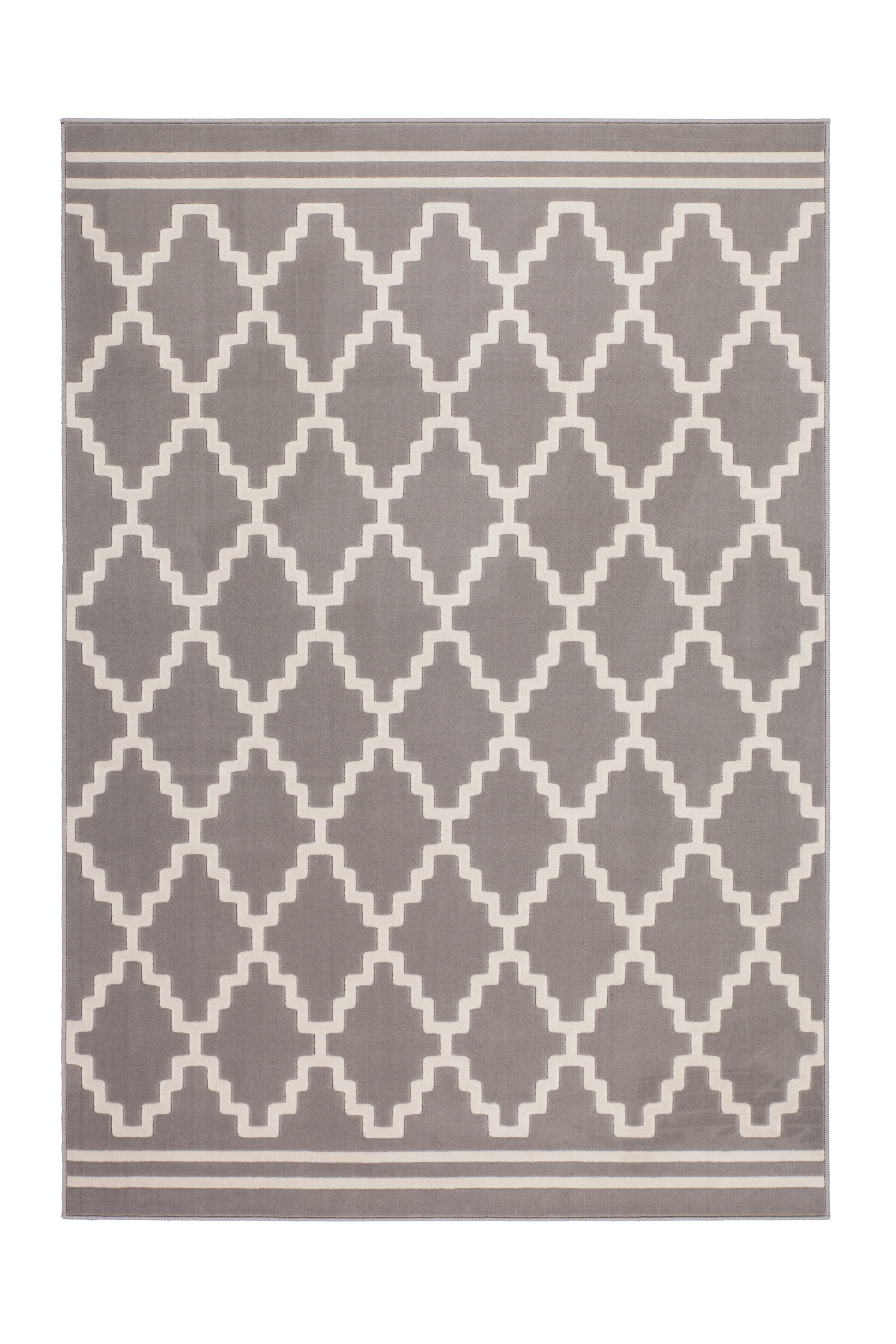 Teppich Lina 225 Taupe / Elfenbein 80cm x 150cm