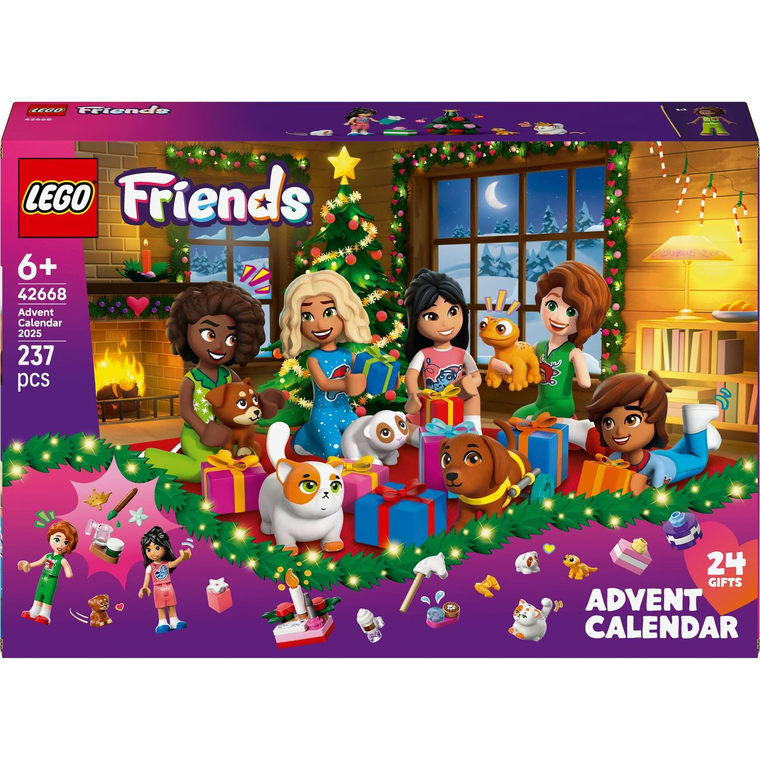 LEGO® Saisonartikel LEGO® Friends 42668 - Adventskalender 2025 (237 Teile)