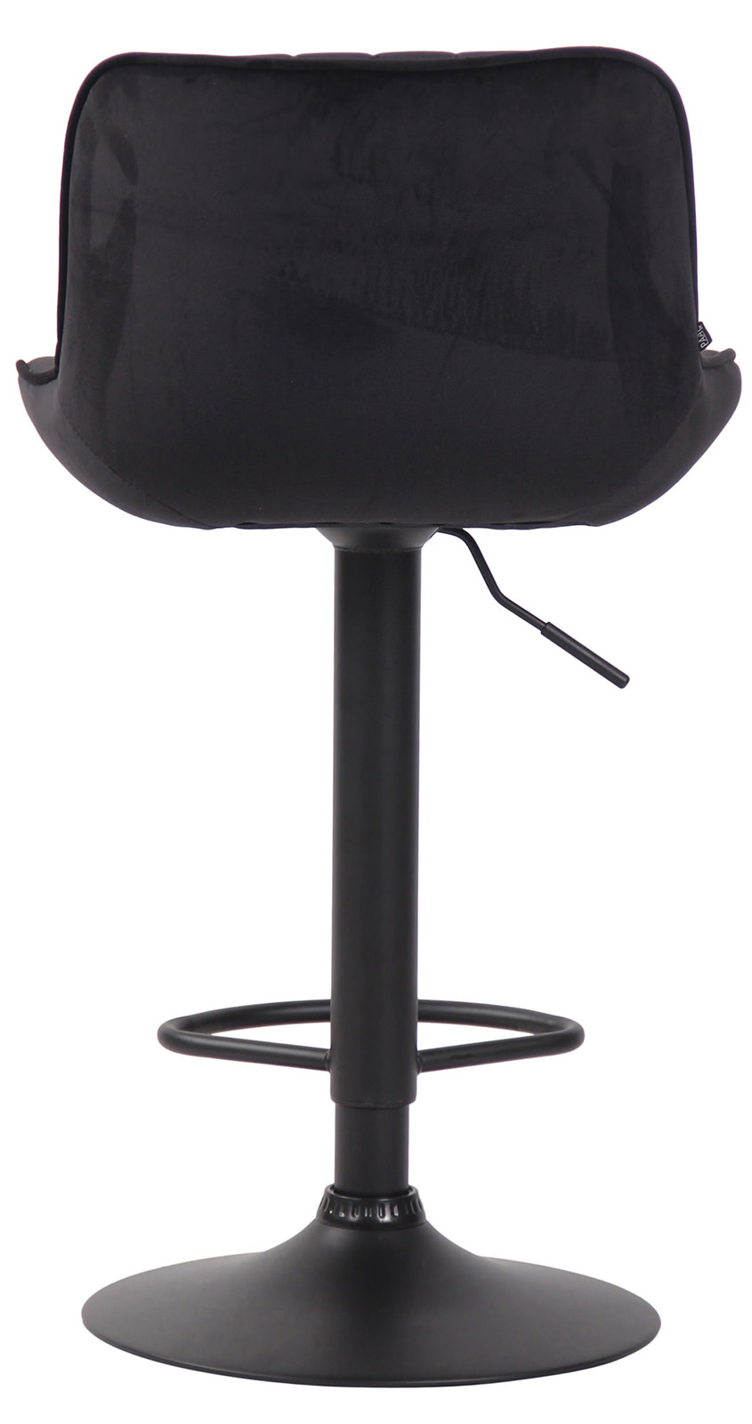 2er Set Barhocker Lentini Samt schwarz