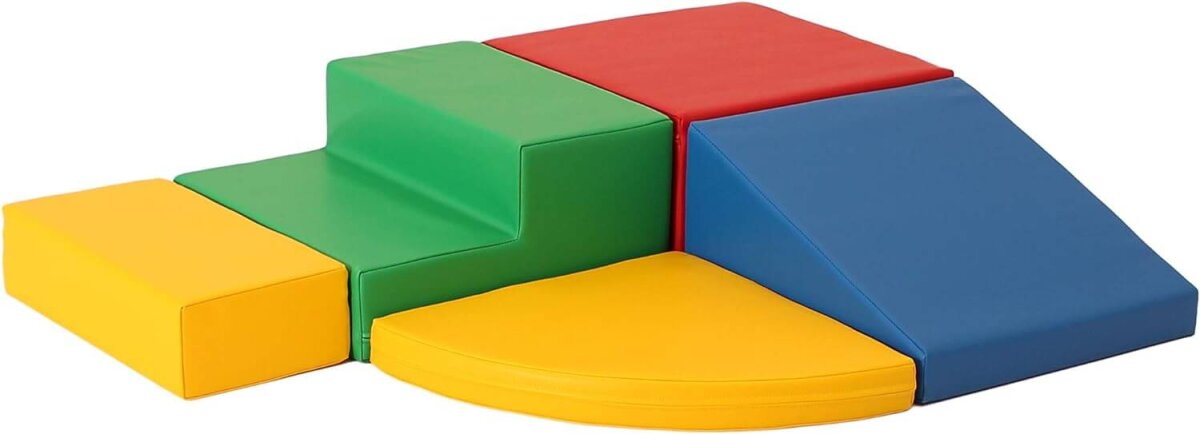 IGLU SET 6 Corner Climber - Mehrfarbig - Bunte Schaumstoff-Klettermodule/Bausteine für Kinder